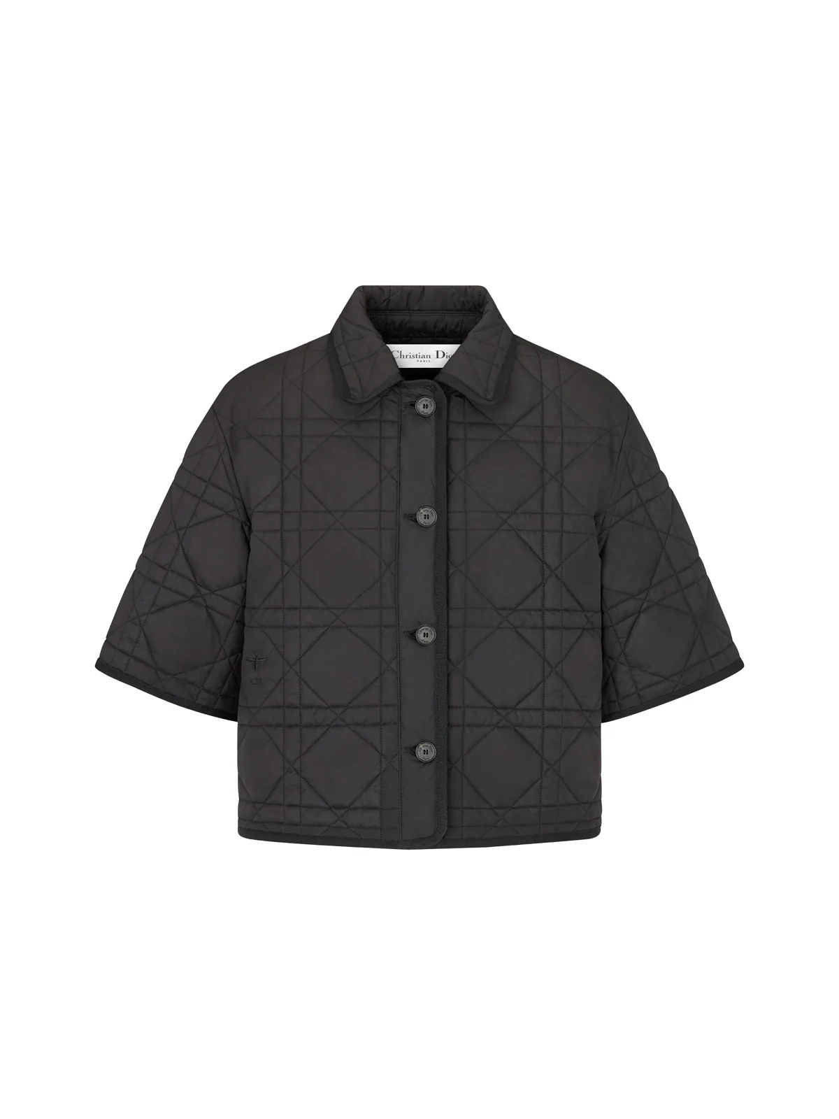 BLOUSE WITH SHORT SLEEVES MACROCANNAGE - Image 2