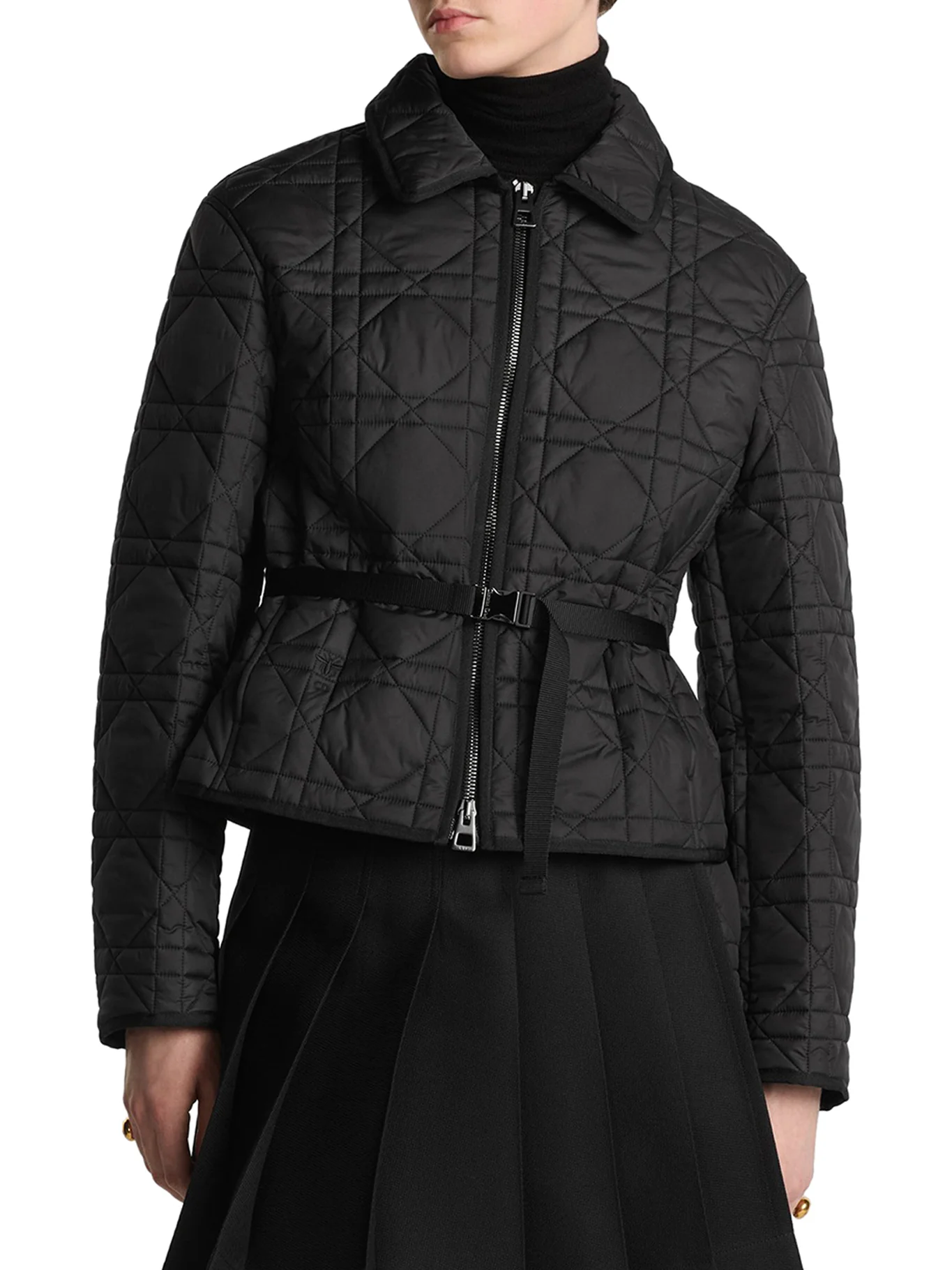 Caban with Macrocannage belt - Image 3
