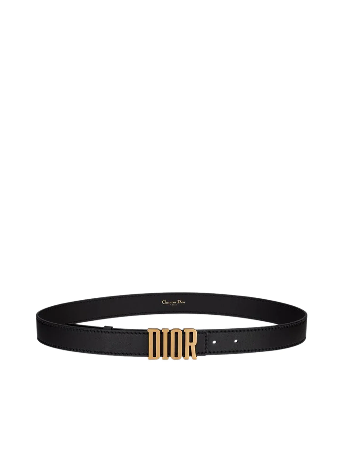 Calfskin D-fence belt