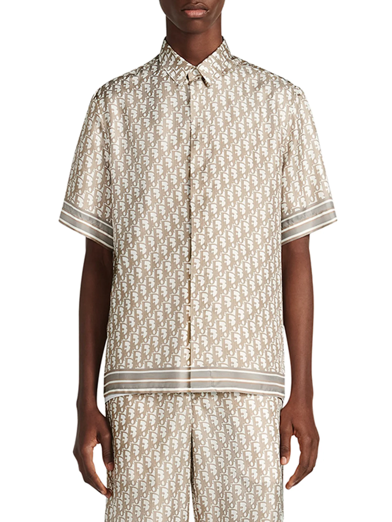 CAMICIA A MANICHE CORTE DIOR OBLIQUE - Image 2