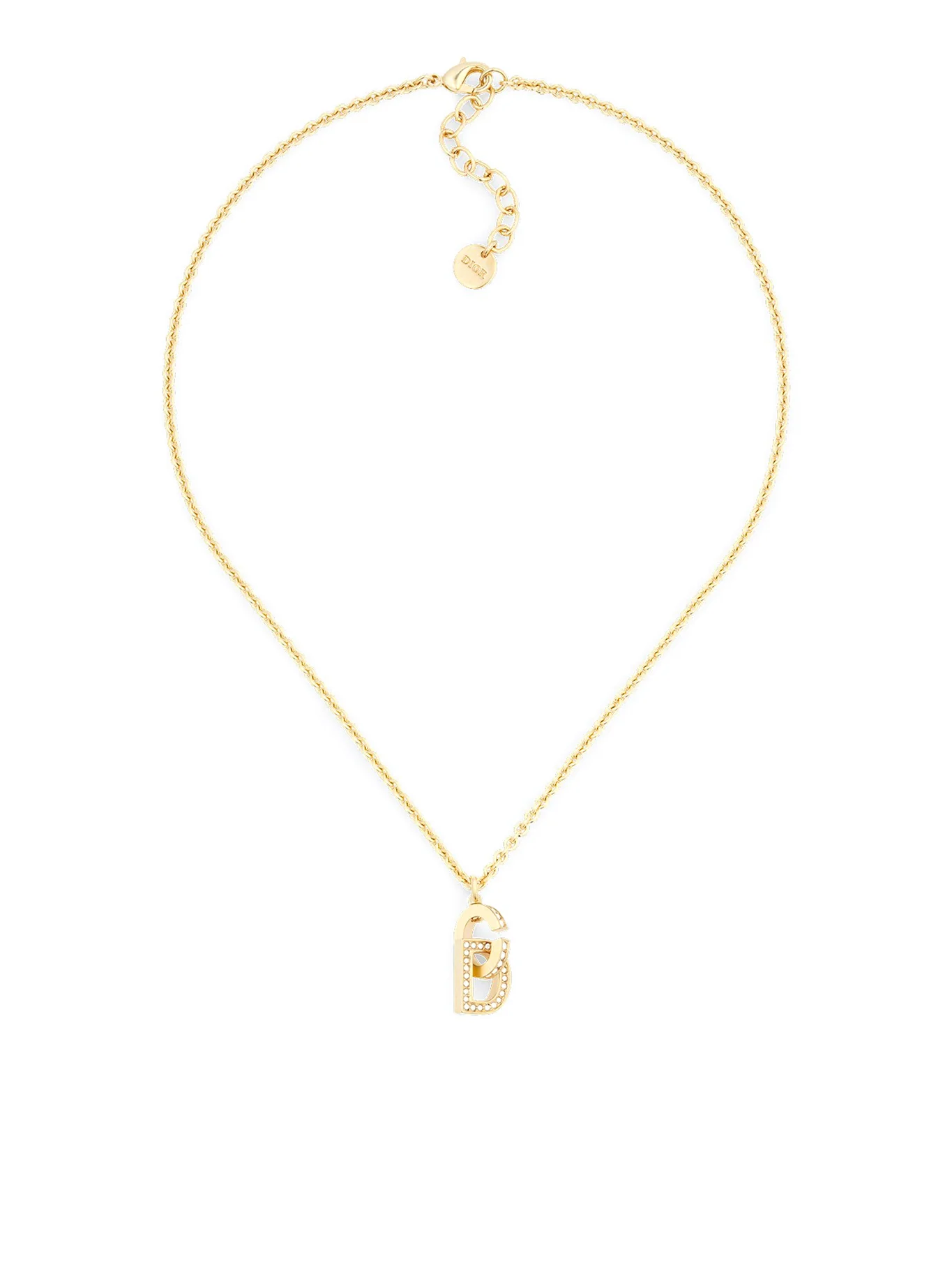 CD LOCK SHORT NECKLACE