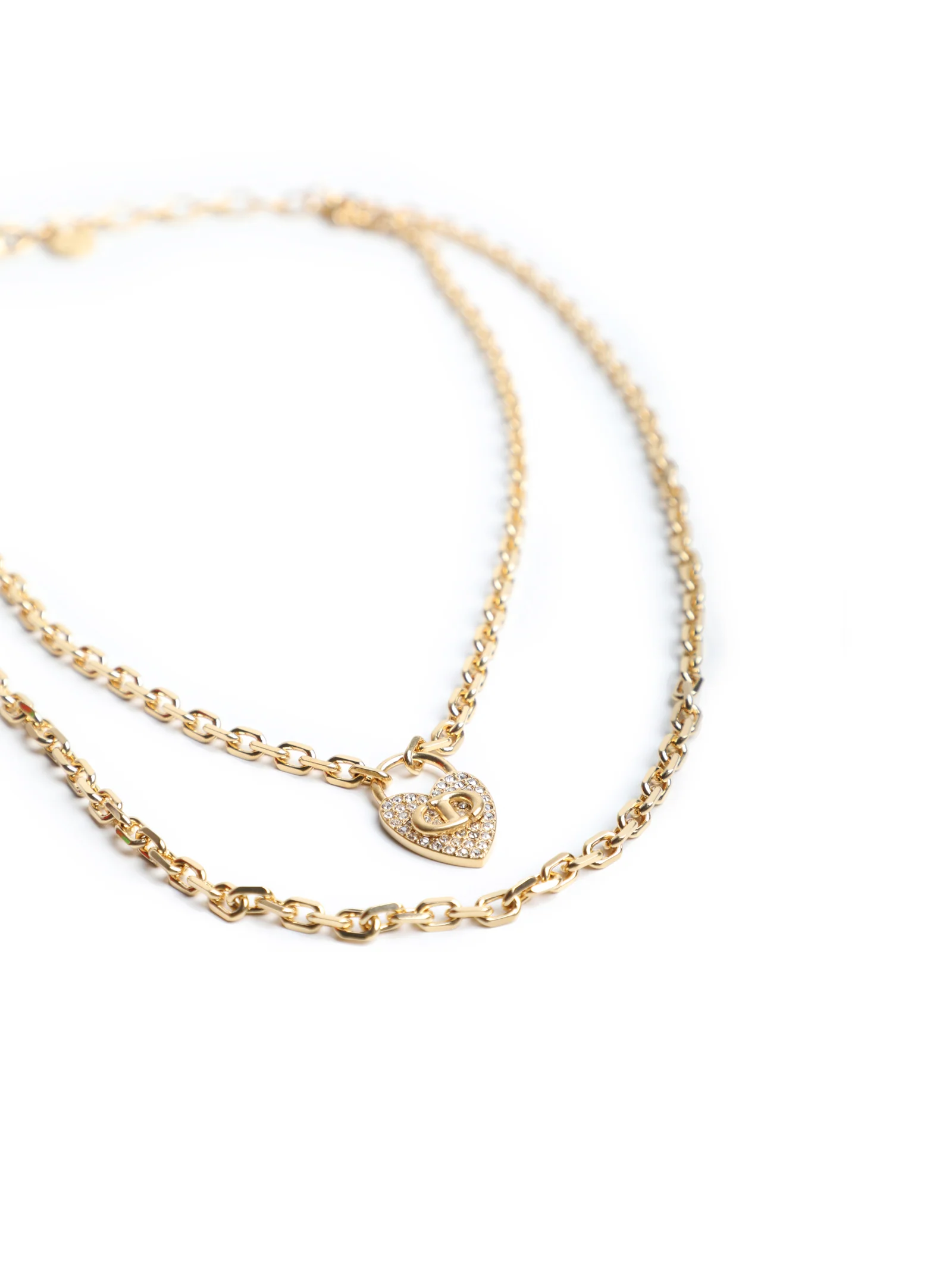 CD NAVY HEART NECKLACE - Image 2