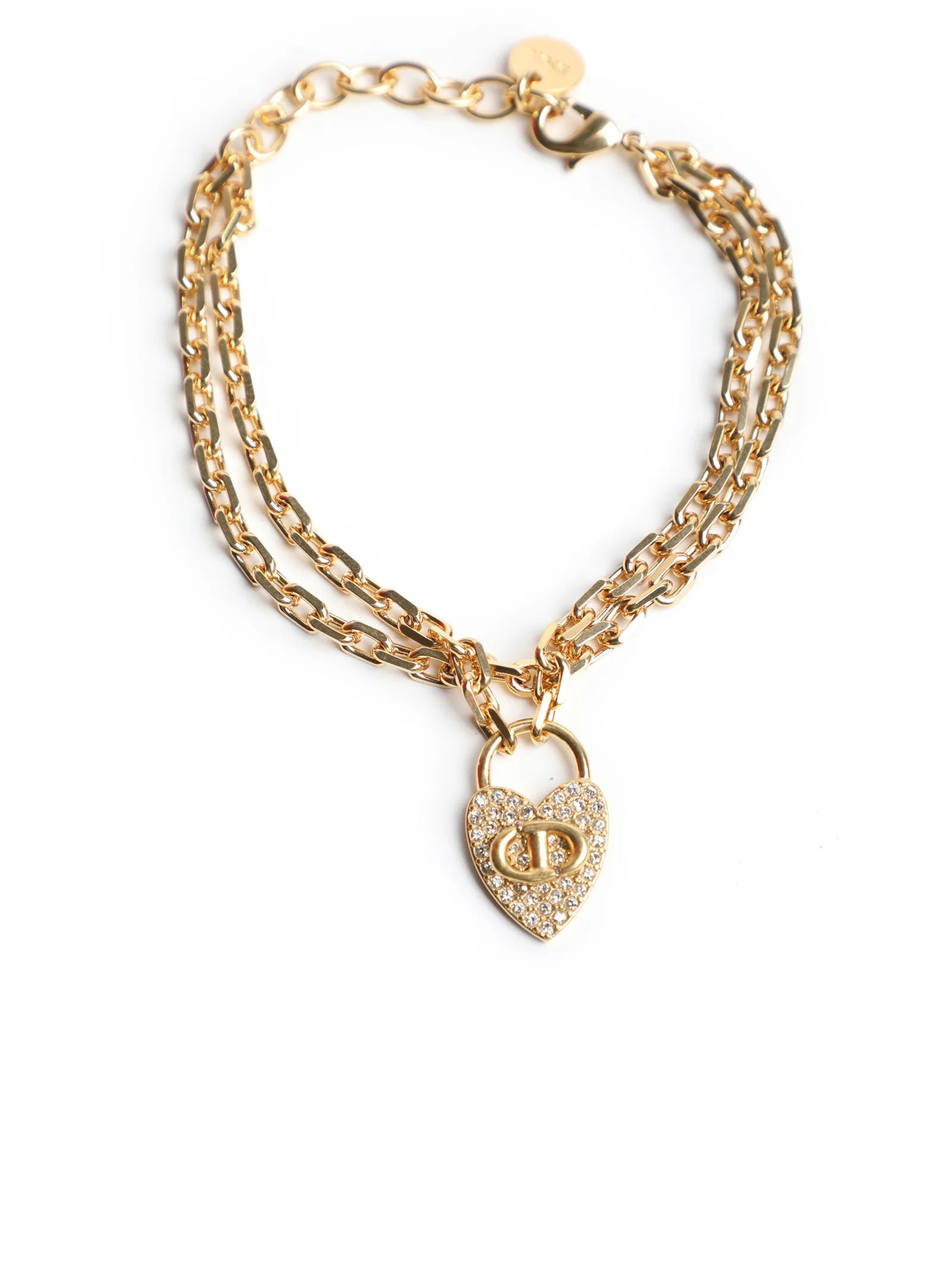 CDN CD NAVY HEART BRACELET