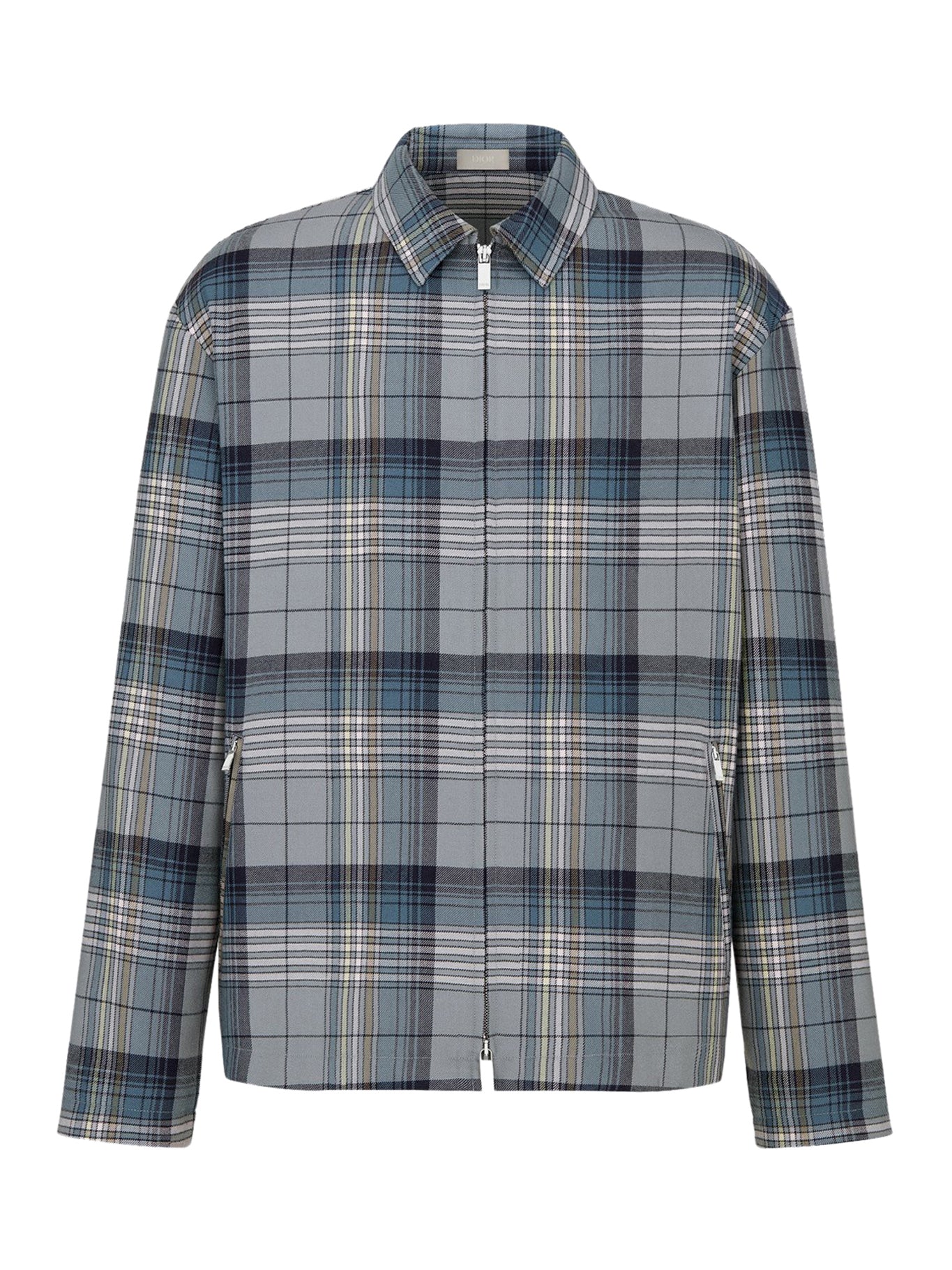 CHECKED ZIP-UP SHIRT