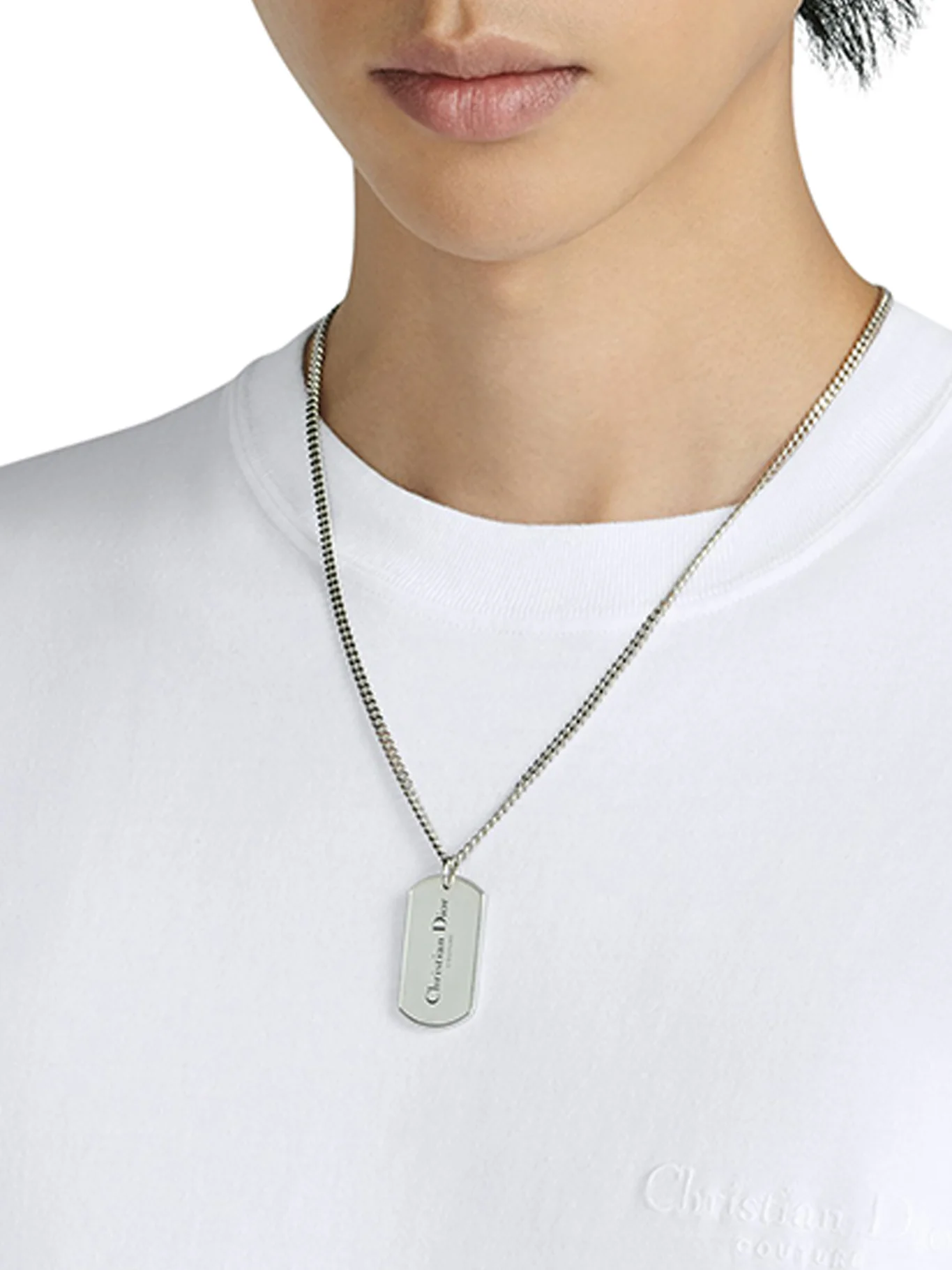 NECKLACE WITH CD COUTURE PLATE PENDANT - Image 2