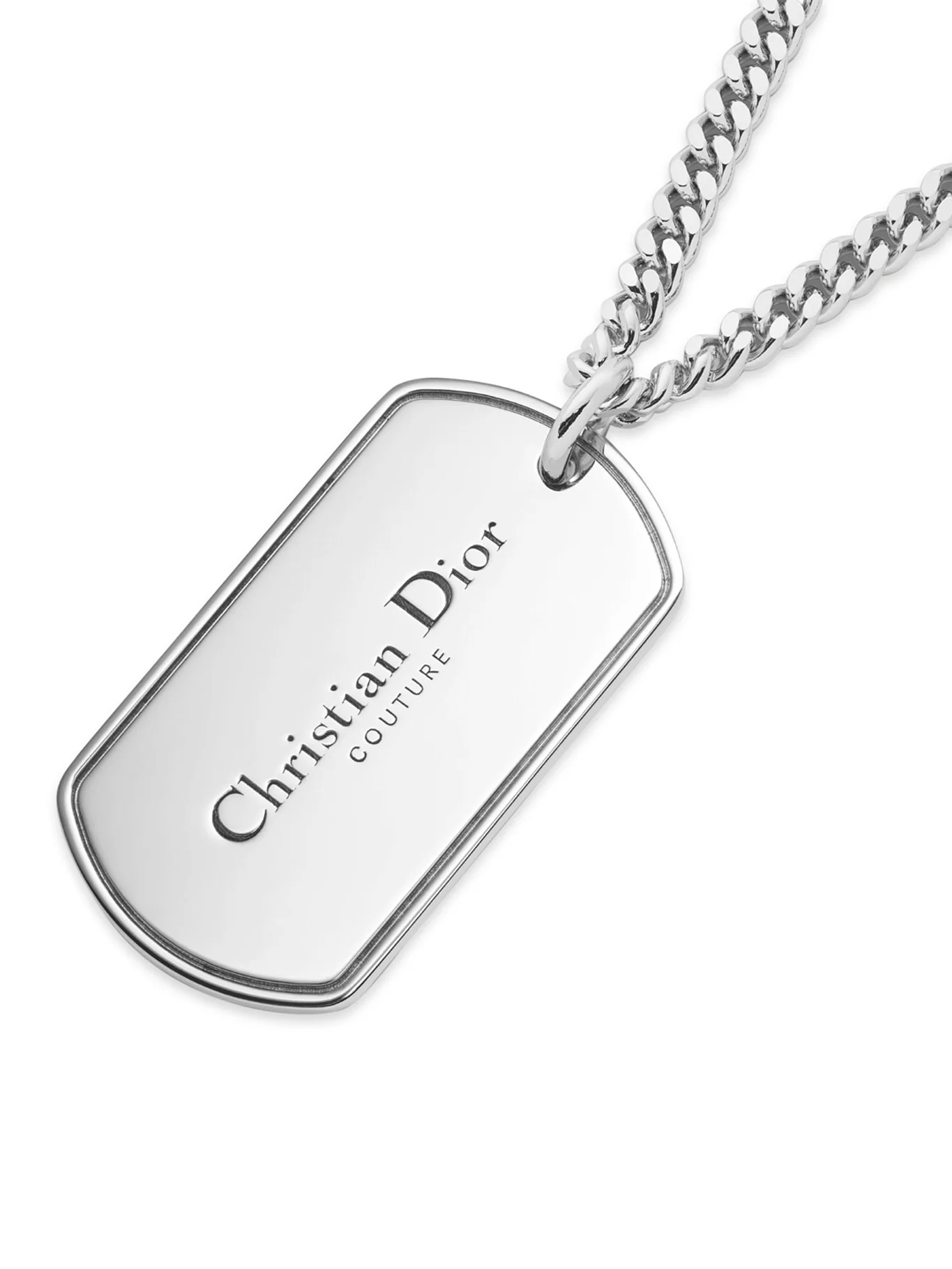 NECKLACE WITH CD COUTURE PLATE PENDANT - Image 4