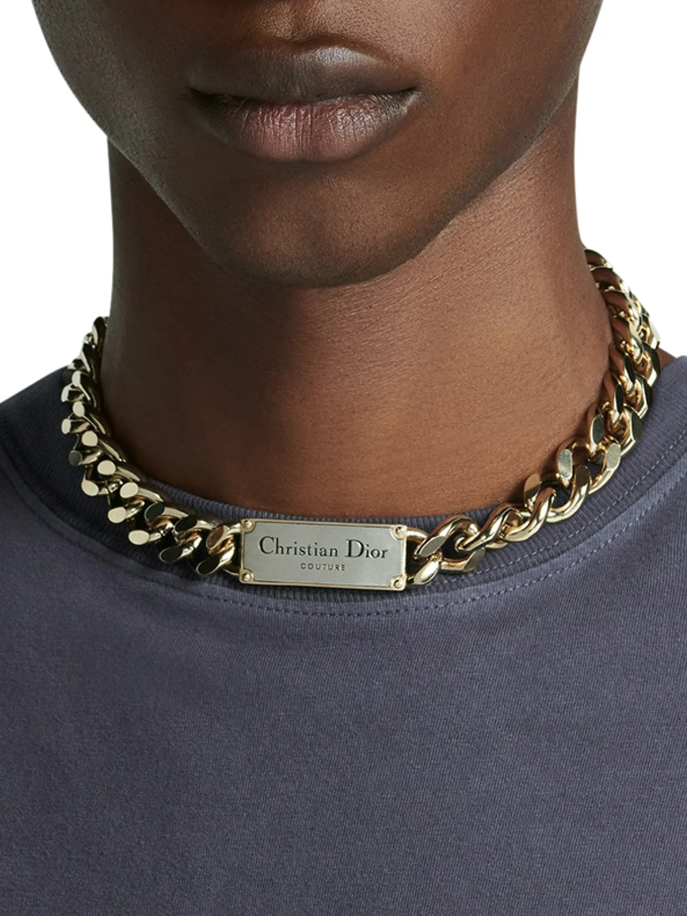 CHRISTIAN DIOR COUTURE KNIT NECKLACE - Image 2