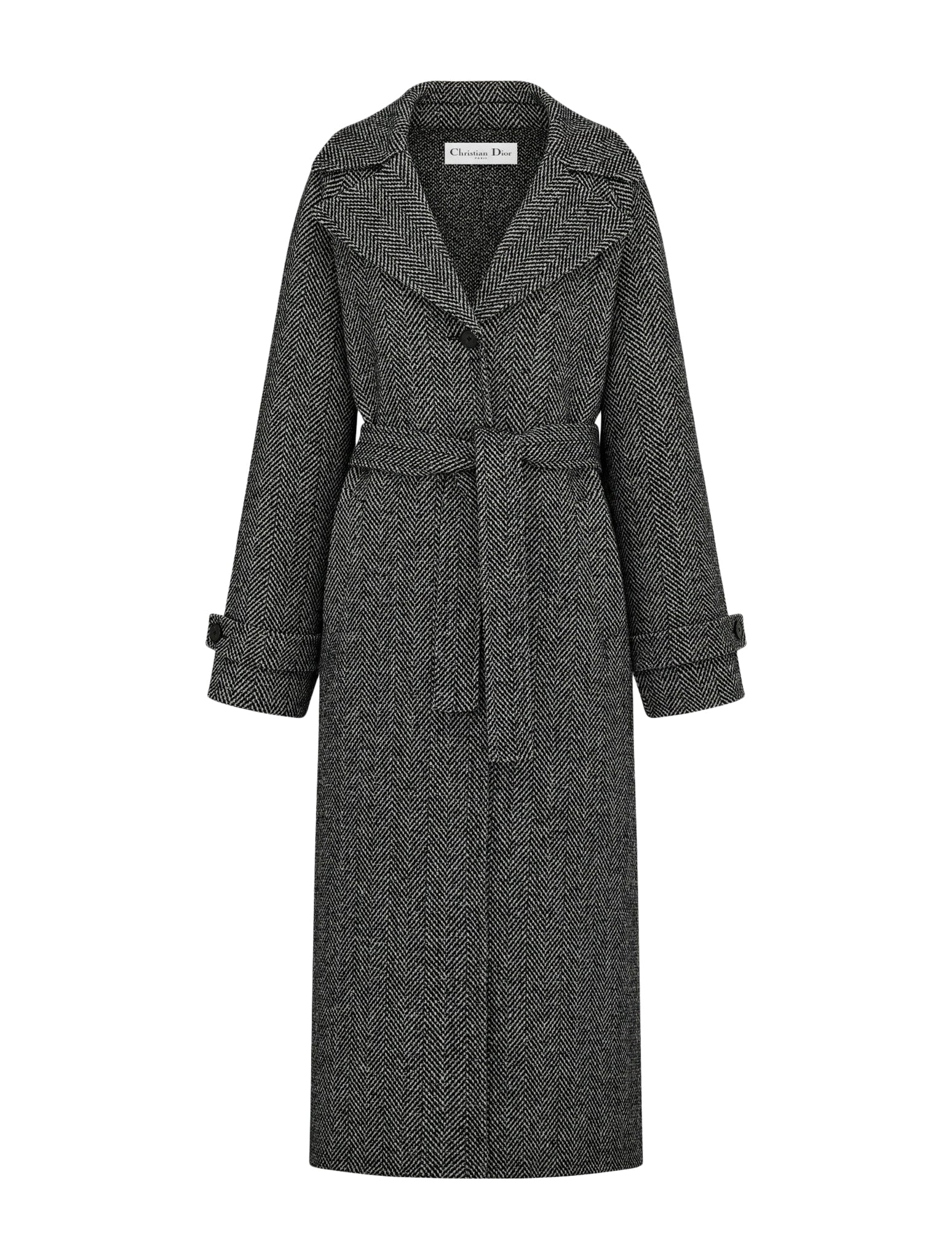 Coat with belt