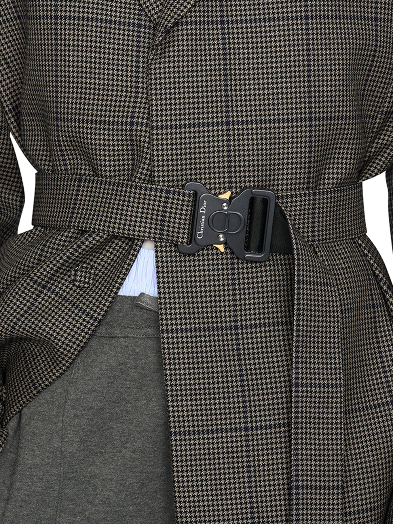 COAT WITH BELT WITH "CD" BUCKLE - Image 5