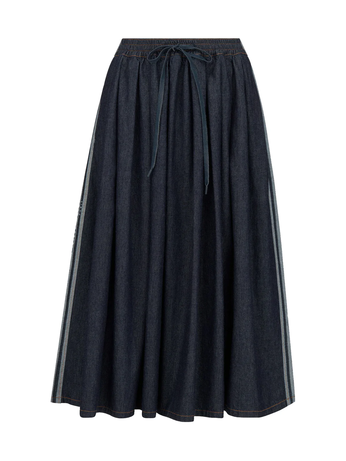 COUTURE MIDI SKIRT IN DENIM - Image 2