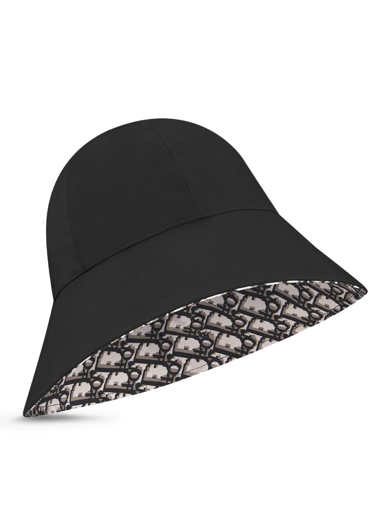 D-Tulipe Reversible Wide Brim Cloche - Image 2