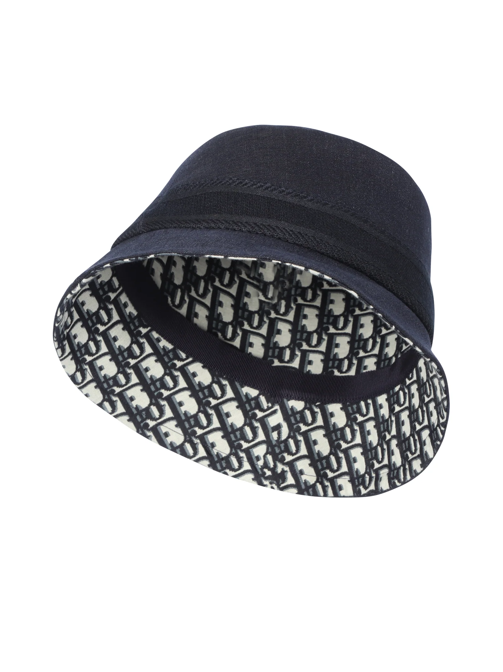 Dior denim small brim bucket hat - Image 2