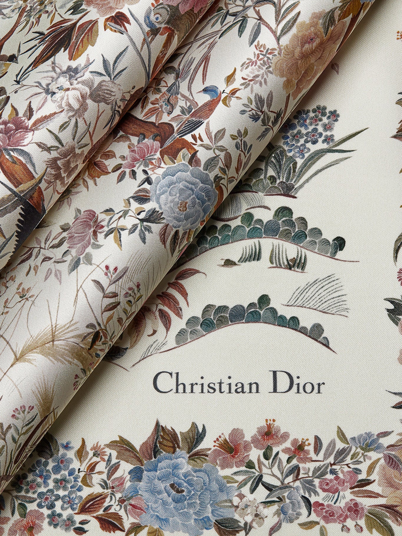 DIOR JARDIN D`HIVER SQUARE SCARF - Image 5