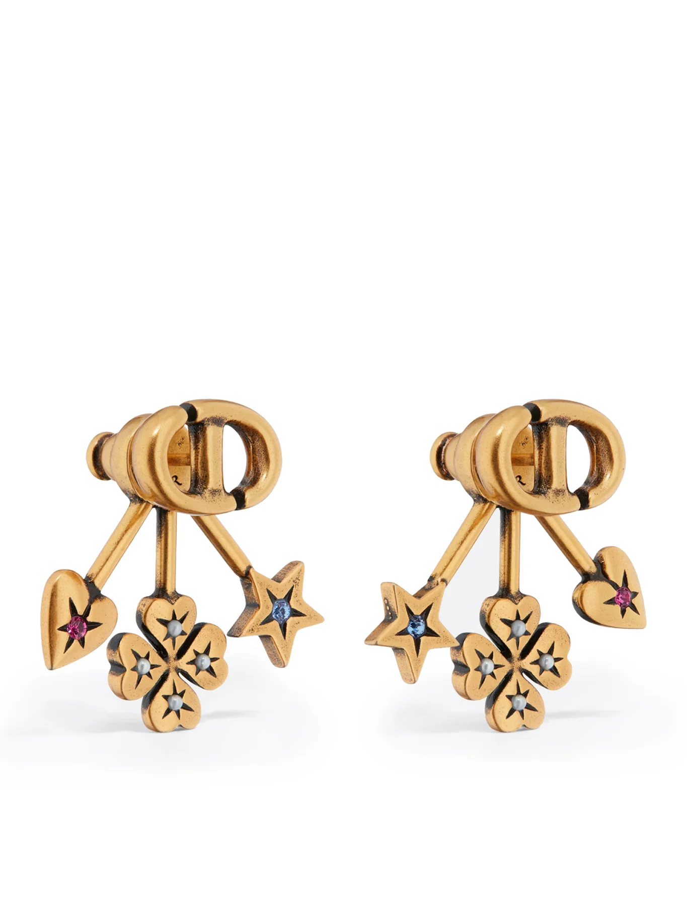 Dior Lucky Charms earrings - Image 2
