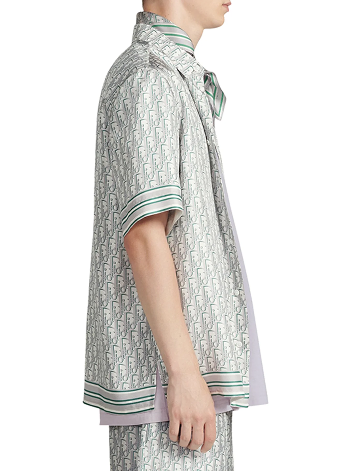 DIOR OBLIQUE SHORT SLEEVED SHIRT - Image 3