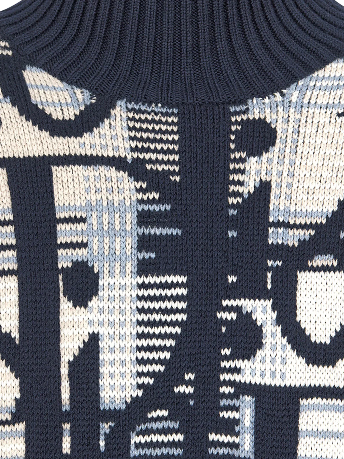 DIOR OBLIQUE SWEATER WITH TARTAN PATTERN - Image 5
