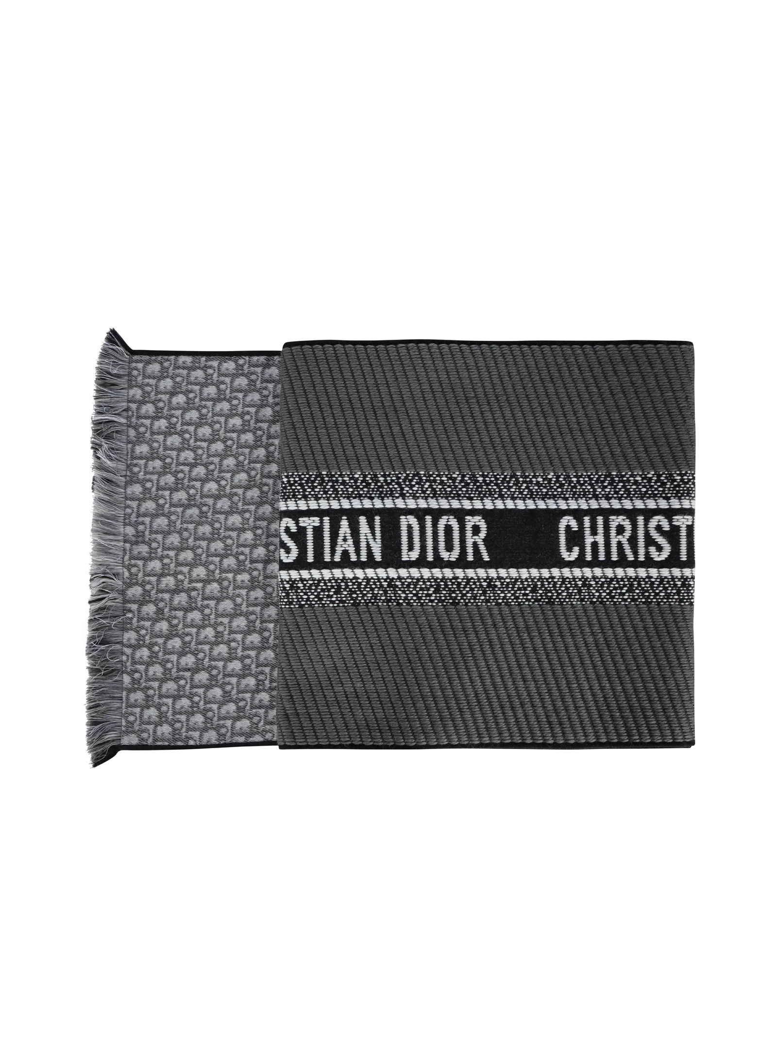 DIOR OBLIQUE UNIVERSITY REVERSIBLE SCARF