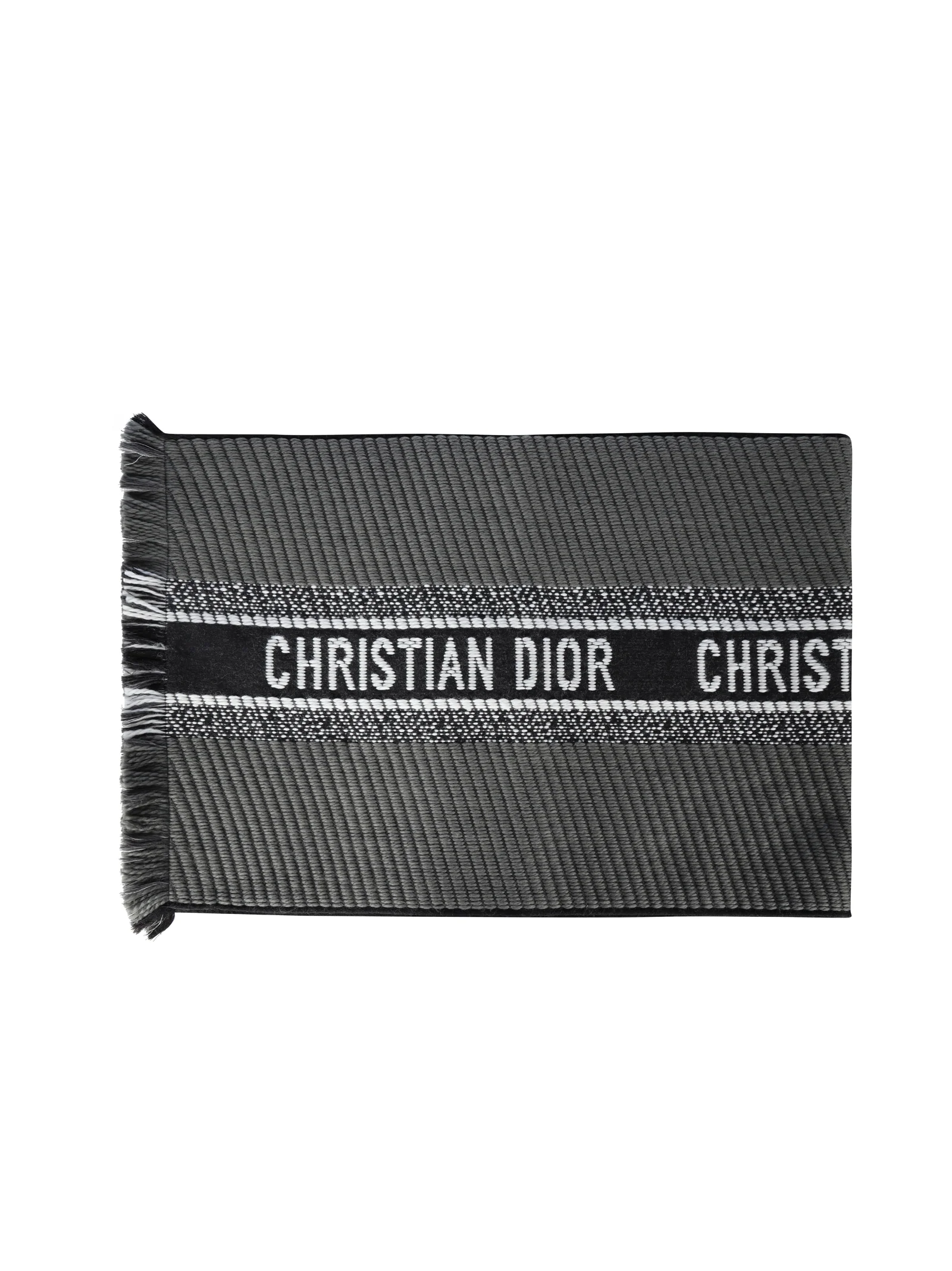 DIOR OBLIQUE UNIVERSITY REVERSIBLE SCARF - Image 2