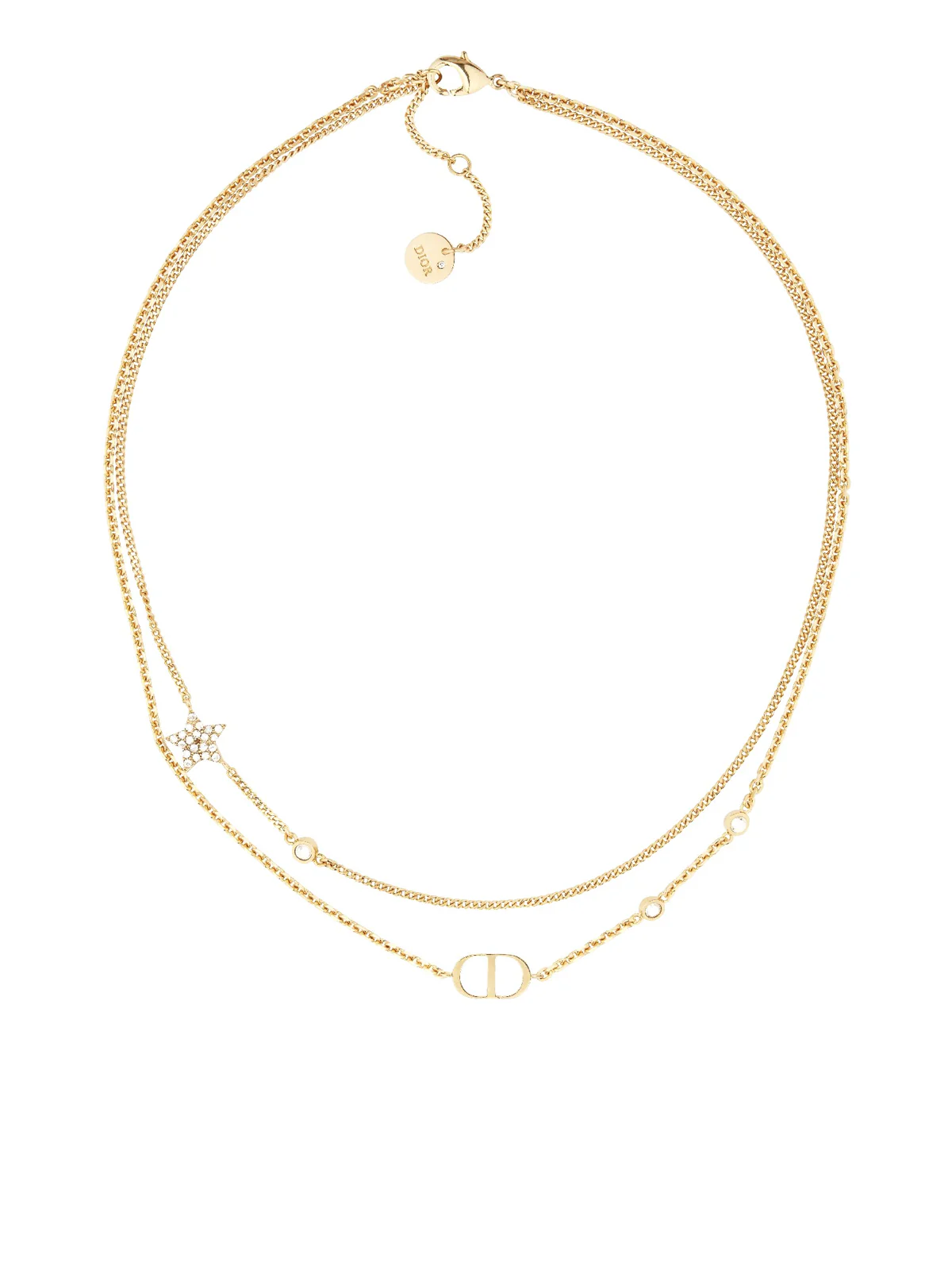 DOUBLE PETIT CD NECKLACE
