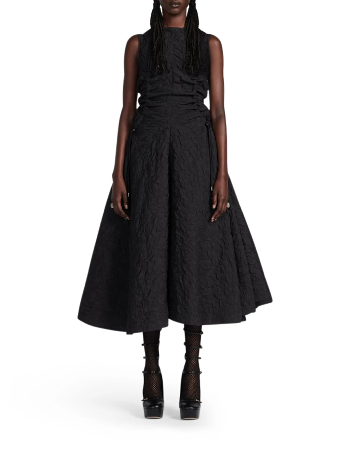 FLARED MIDI DRESS - Image 2