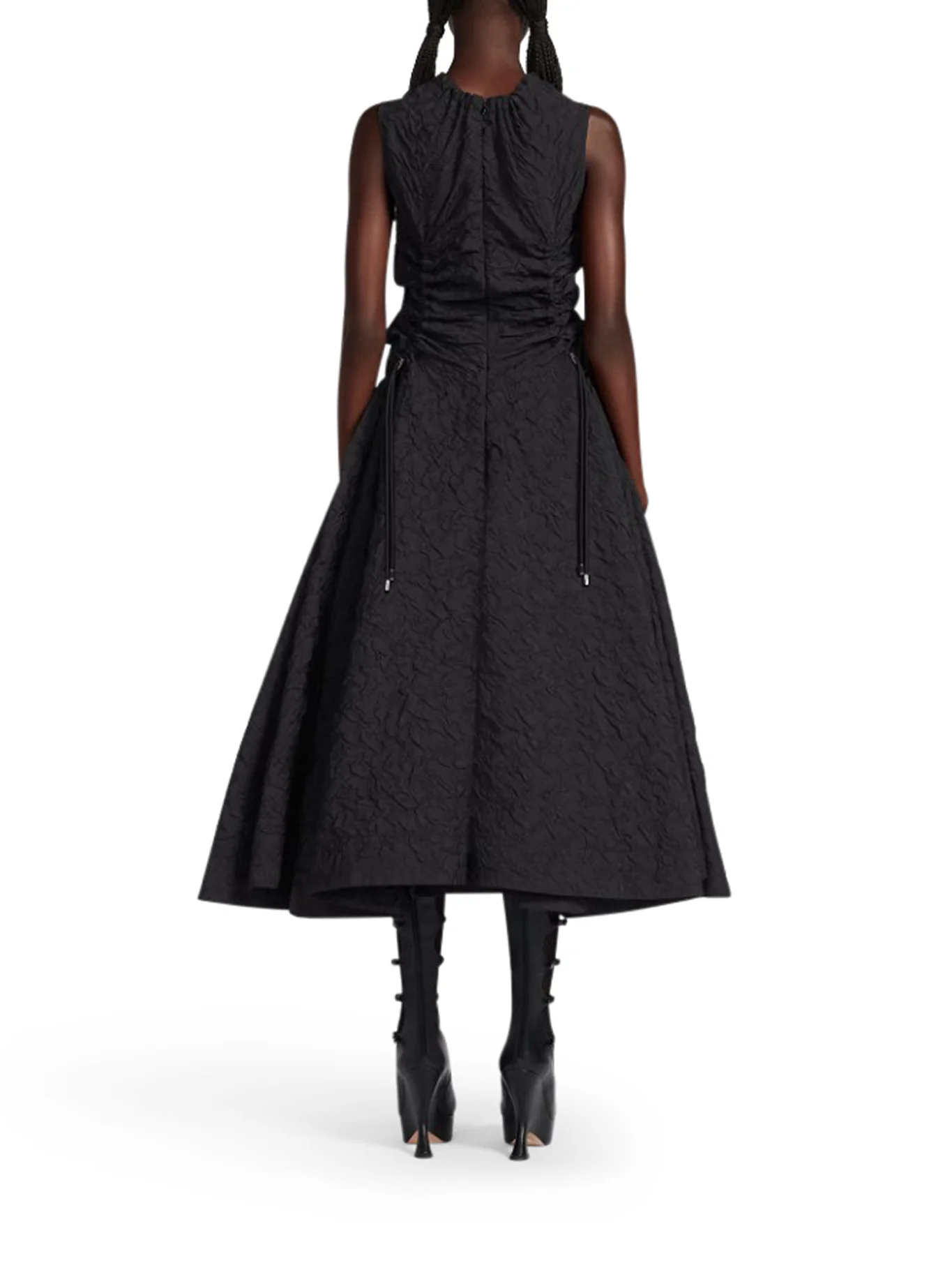 FLARED MIDI DRESS - Image 4