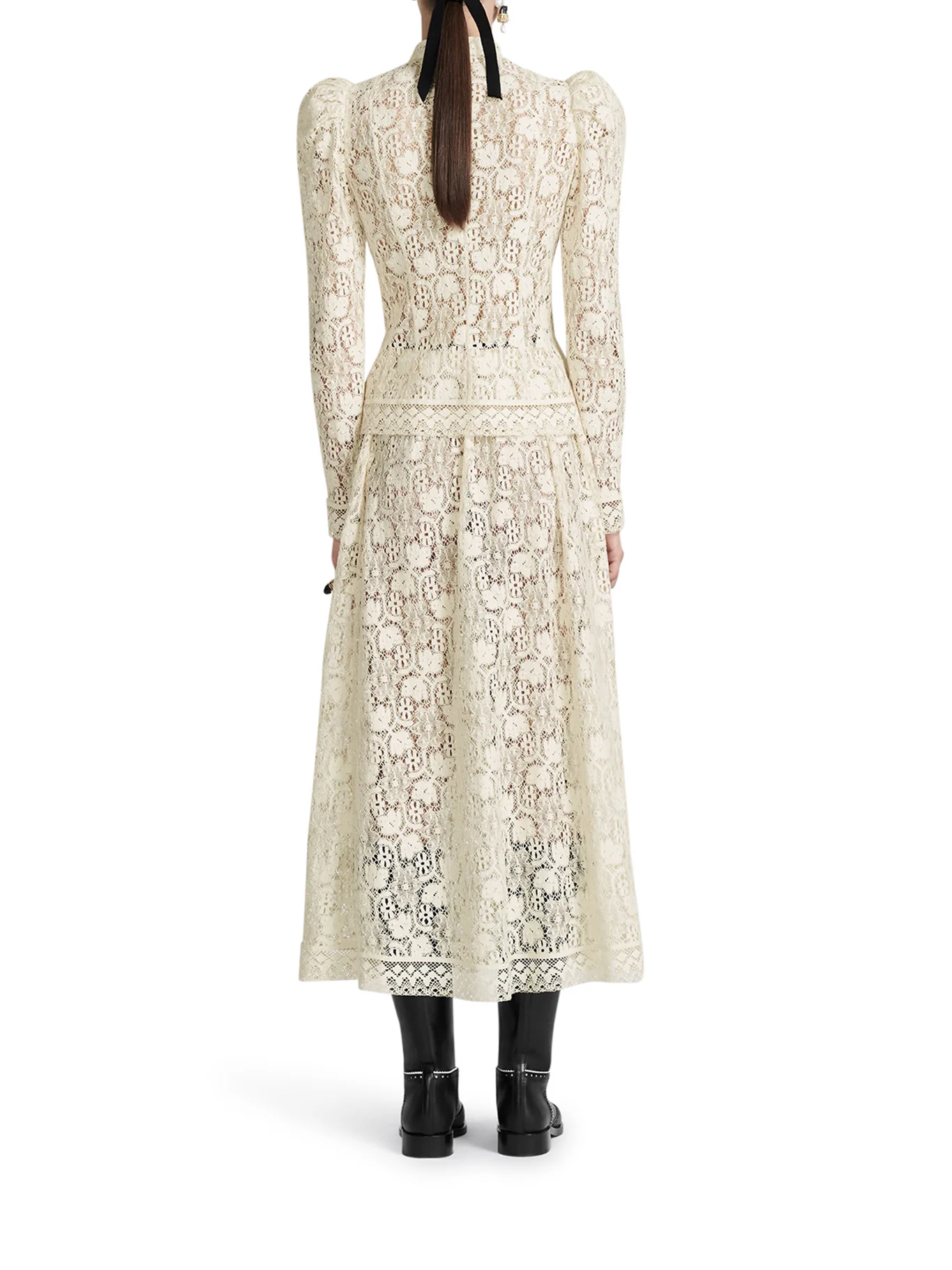 FLARED MIDI SKIRT - Image 4