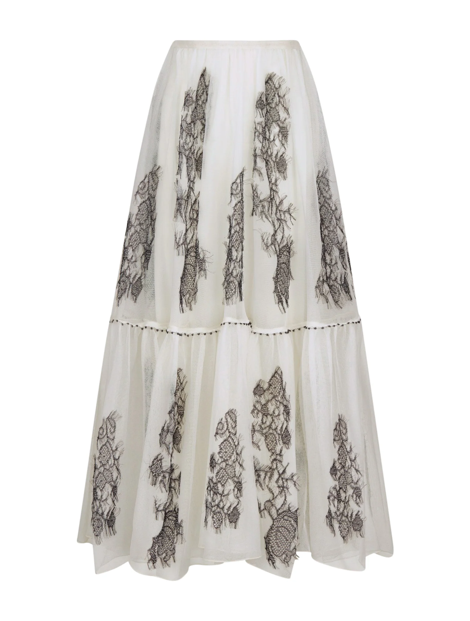 FLARED MIDI SKIRT - Image 2