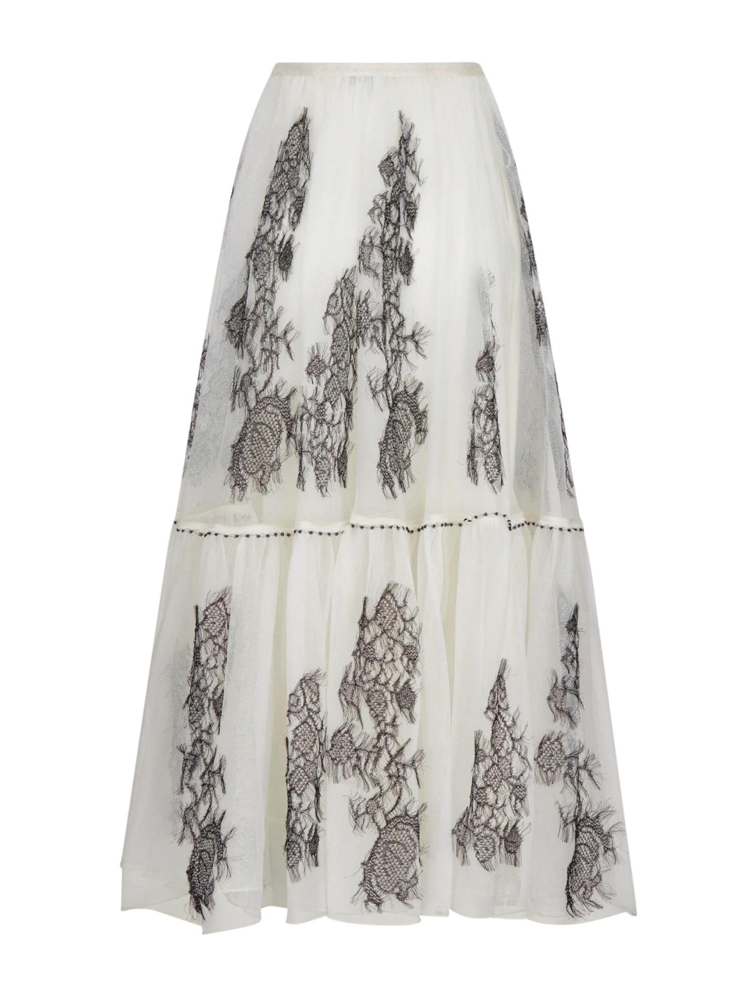 FLARED MIDI SKIRT - Image 5