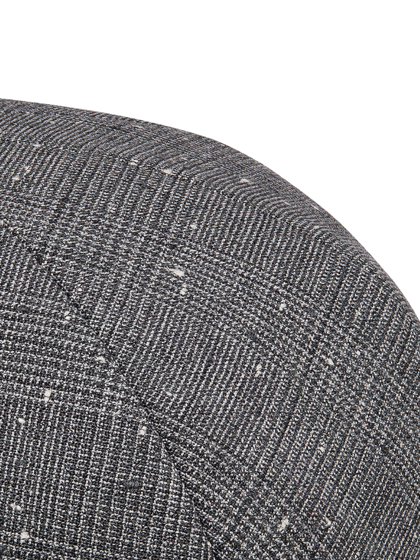 Gray wool blend canvas with Prince of Wales motif - Image 6