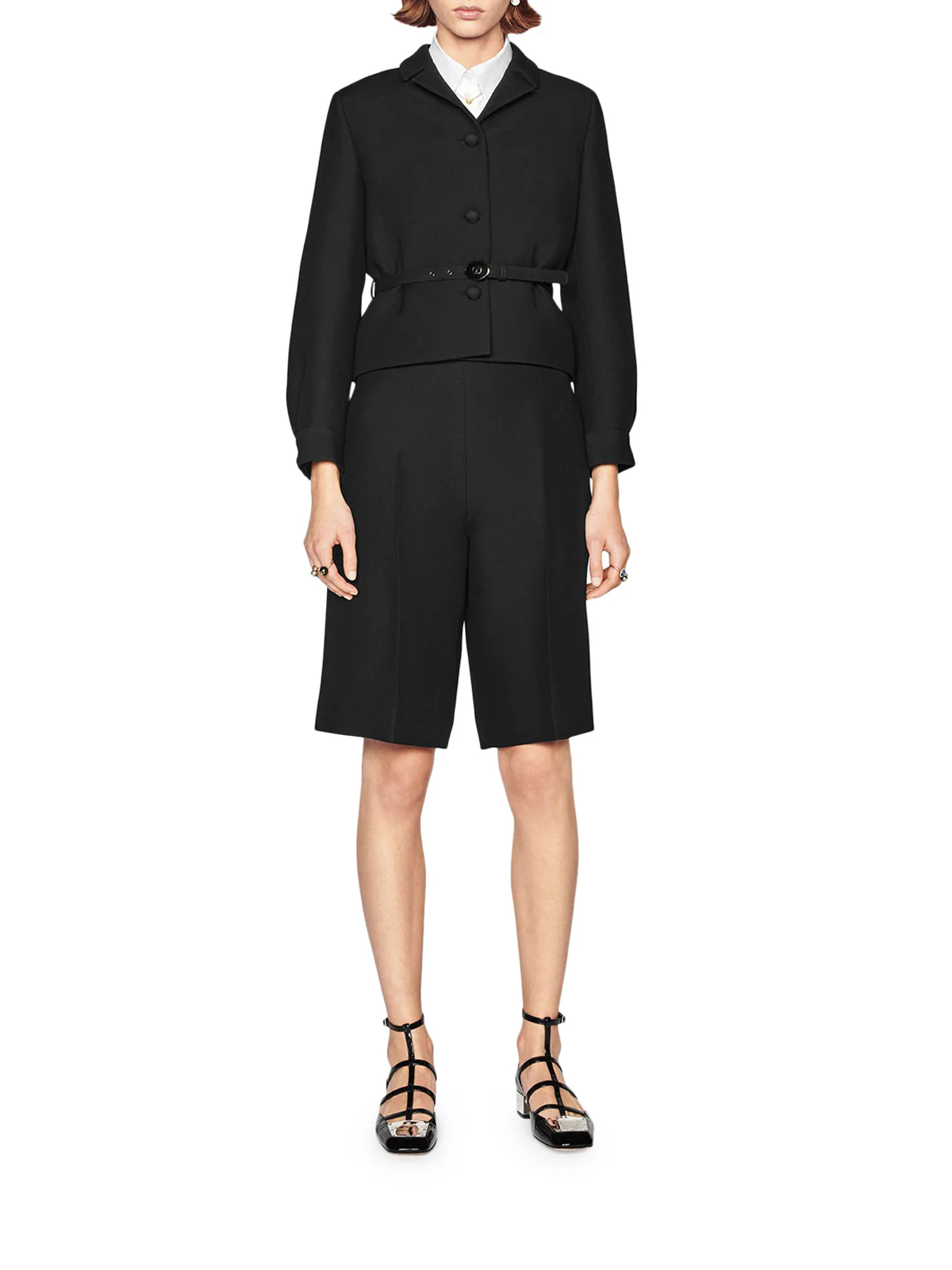 JACKET CROPPED V08 WITH DIOR BELT