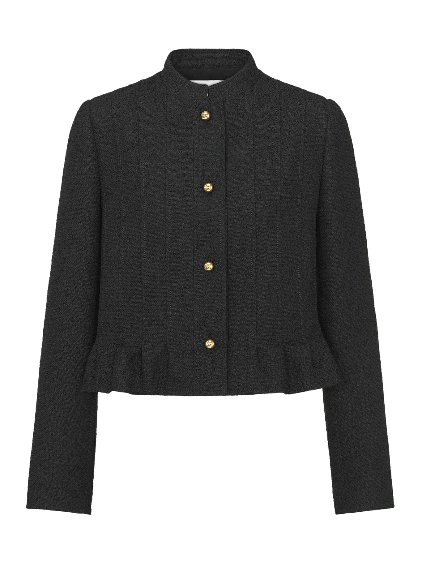 Jacket with basque