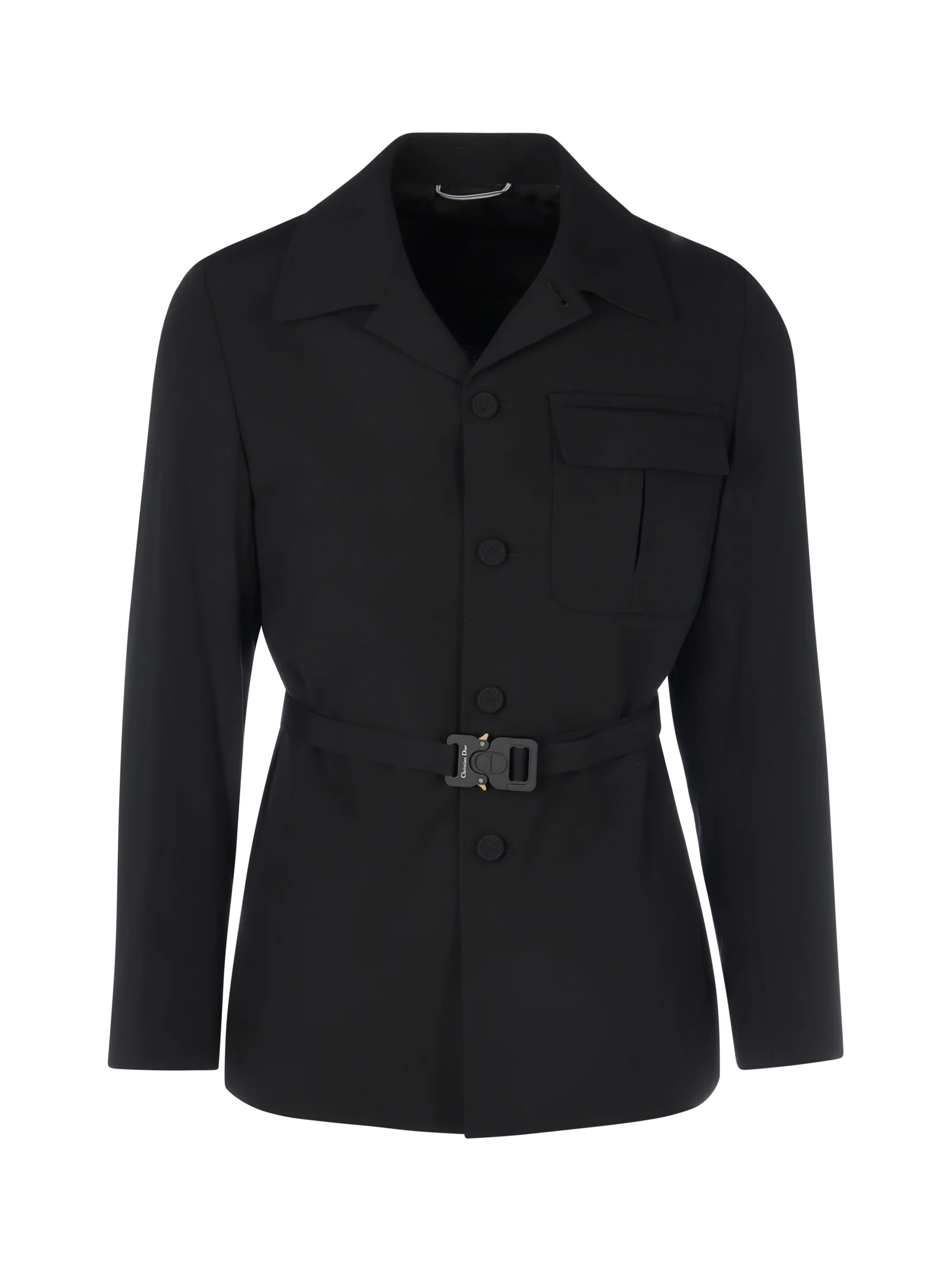 JACKET WITH BELT AND "CD" BUCKLE