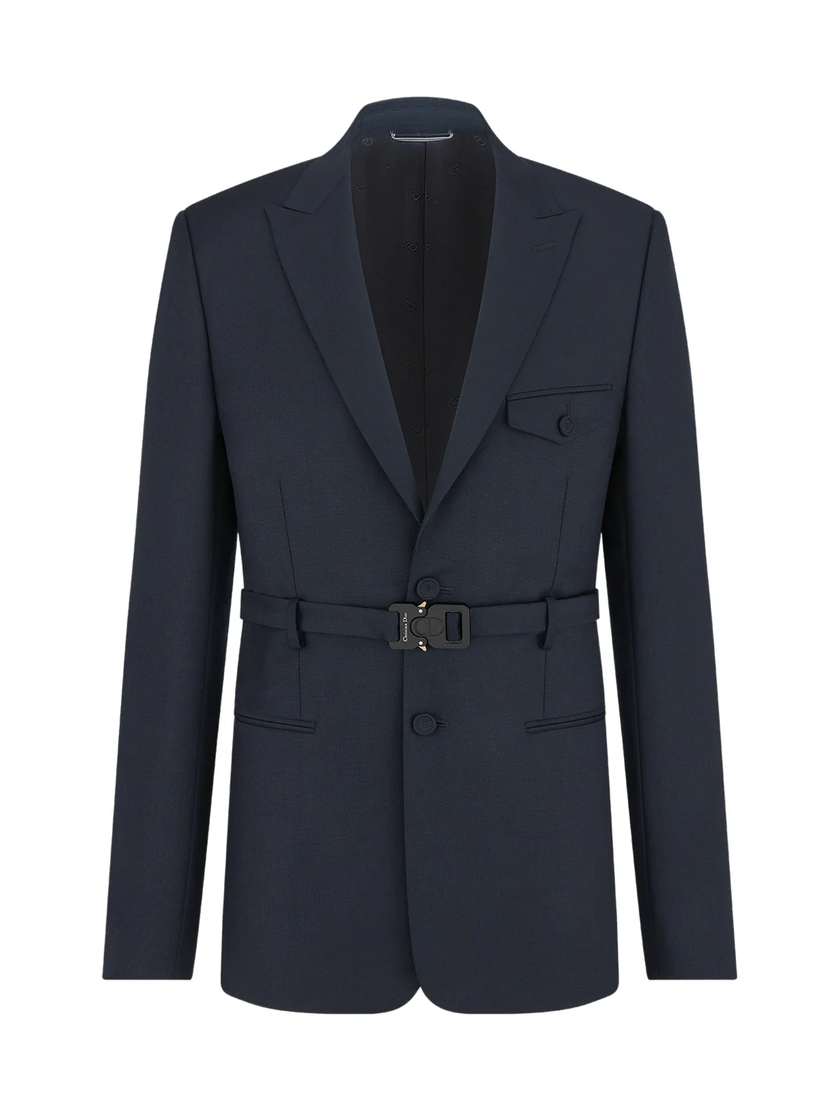 JACKET WITH BELT AND "CD" BUCKLE