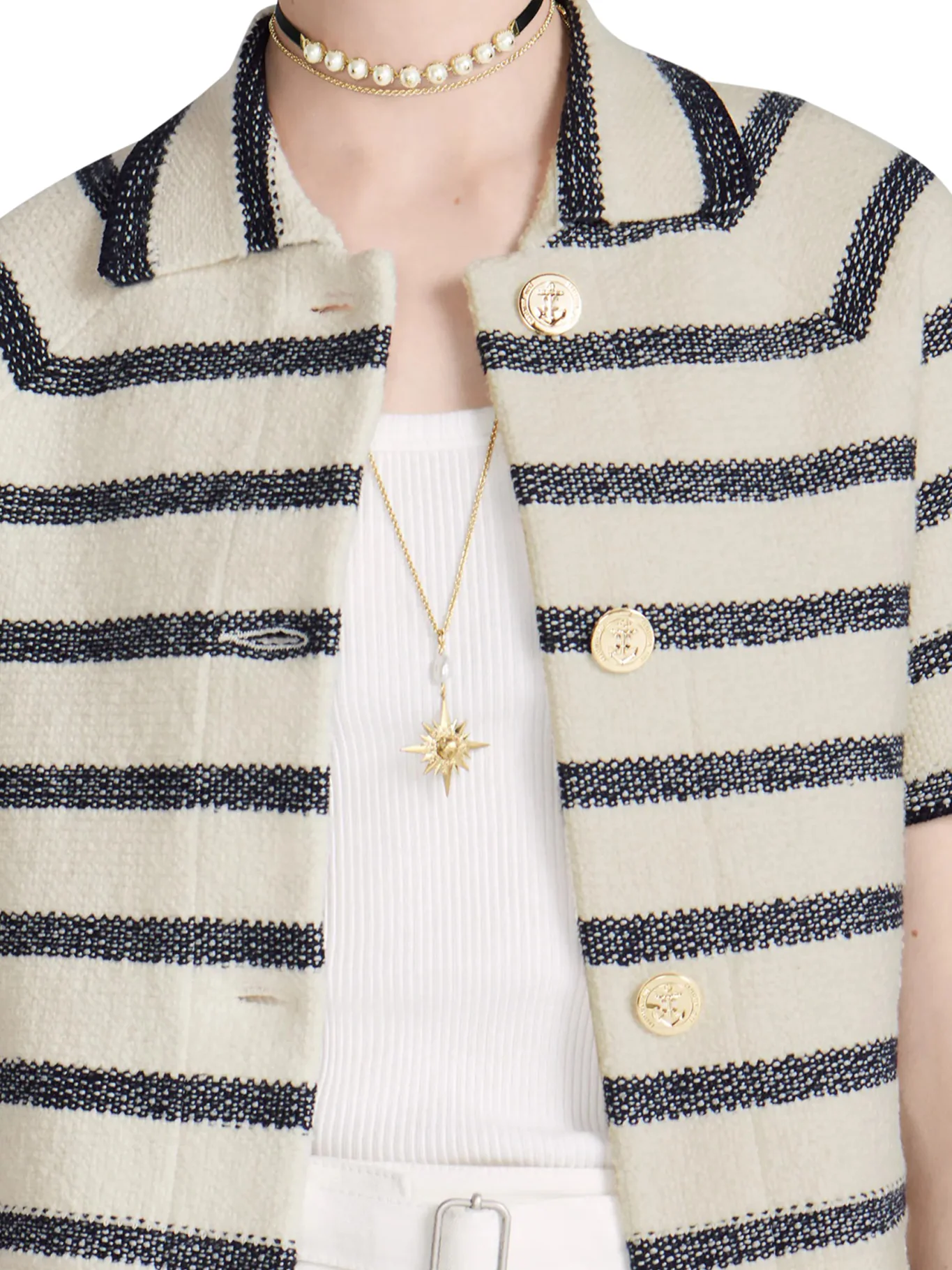 JACKET WITH SHORT SLEEVES - Image 5