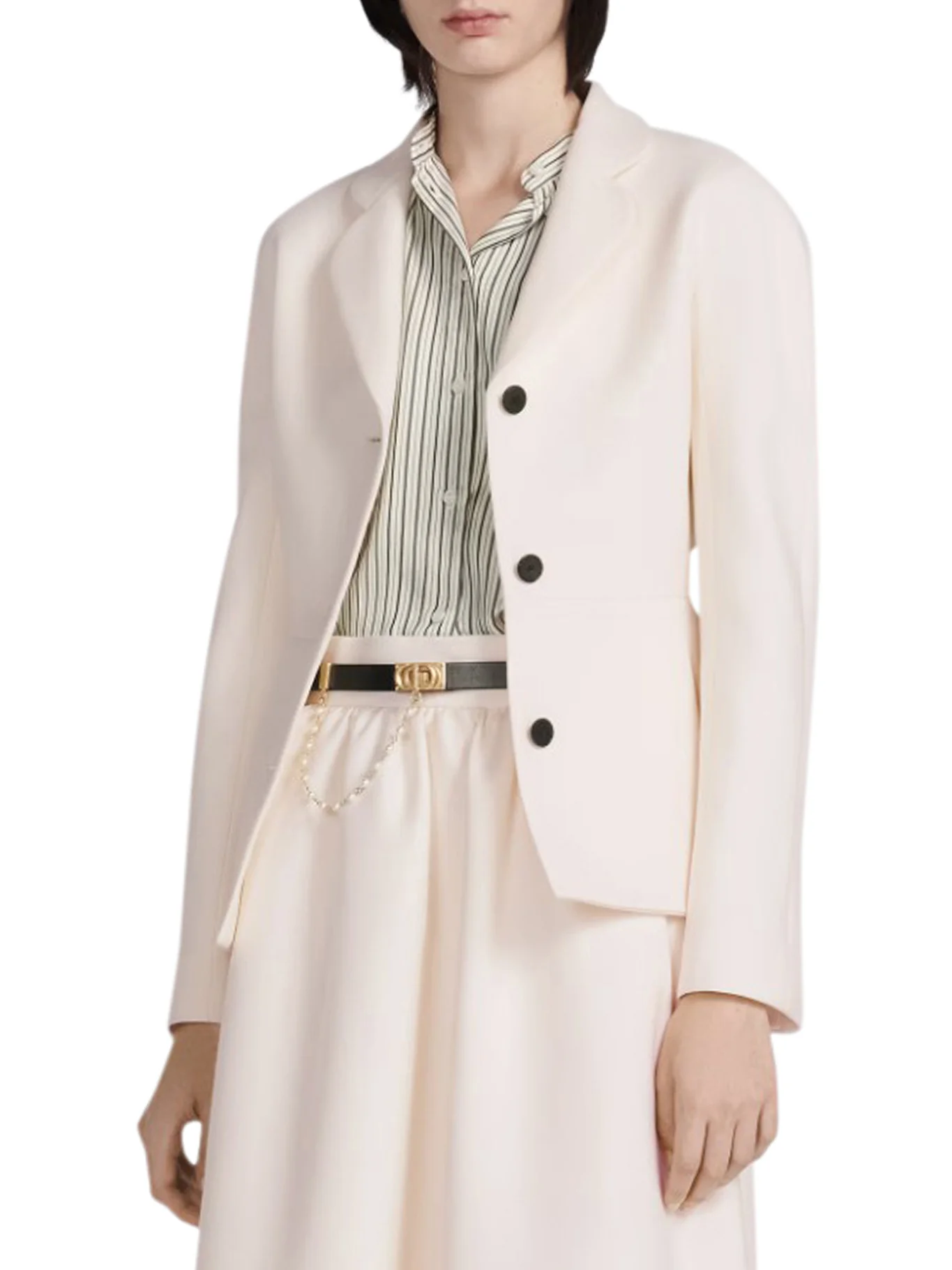 JACKET WITH WOOL AND SILK BASQUE - Image 2