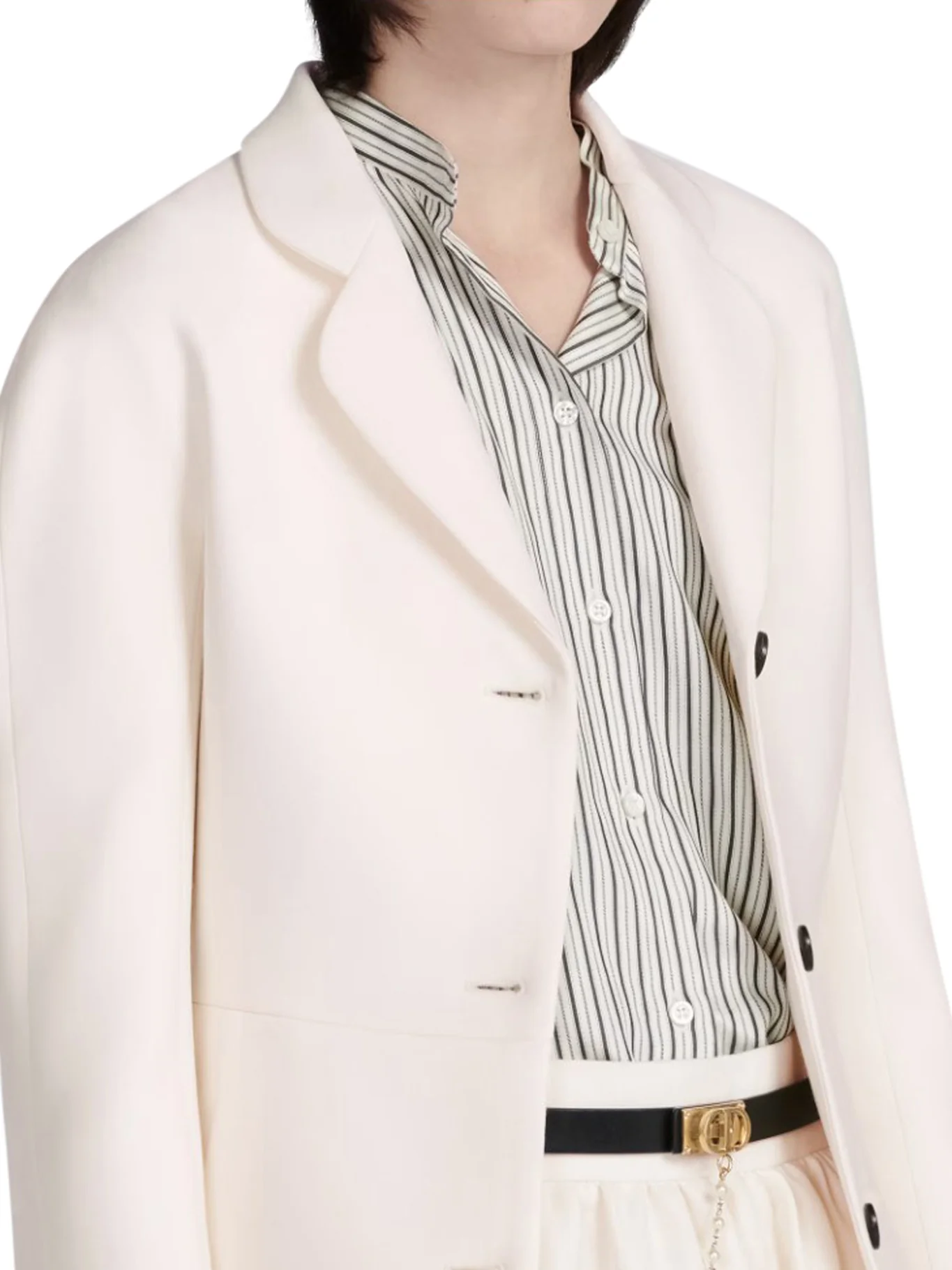 JACKET WITH WOOL AND SILK BASQUE - Image 4