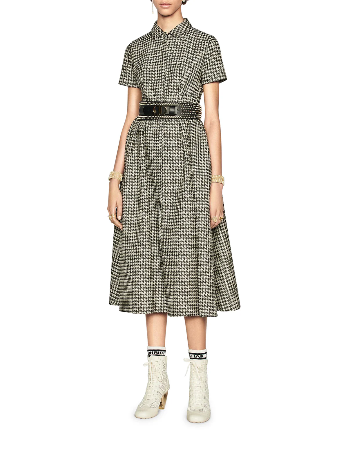 MIDI DRESS WITH BELT