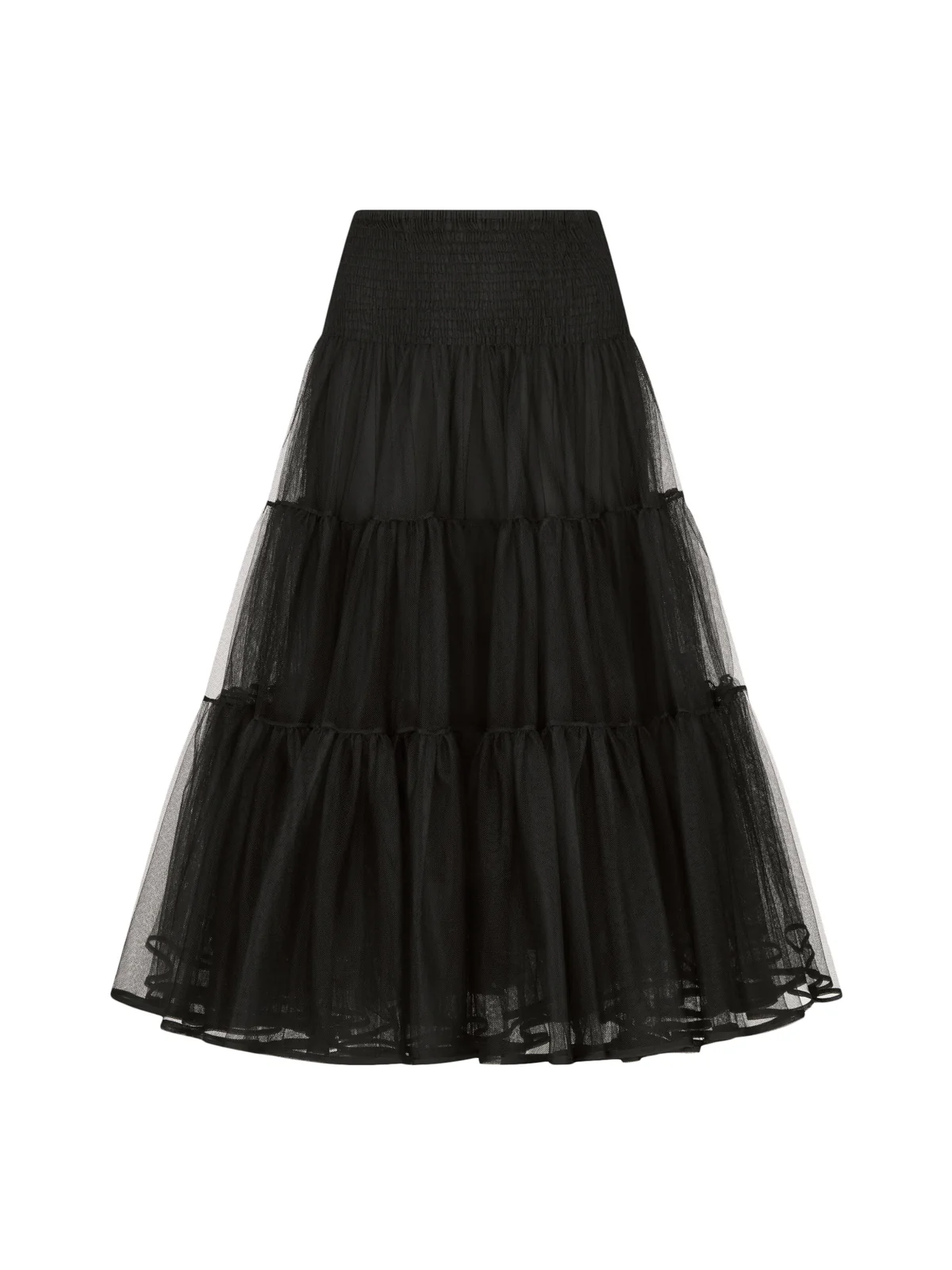 MIDI SKIRT WITH RUFFLES - Image 2