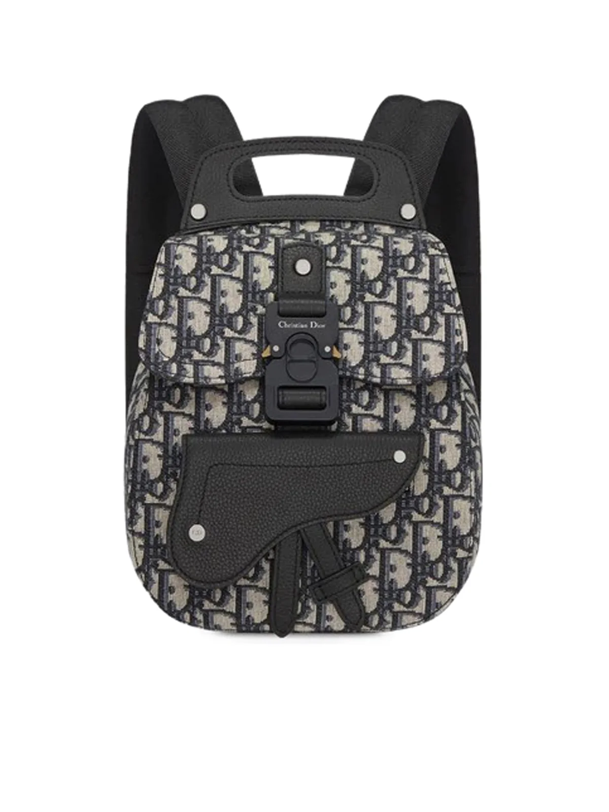 MINI DIOR OBLIQUE JACQUARD SADDLE BACKPACK