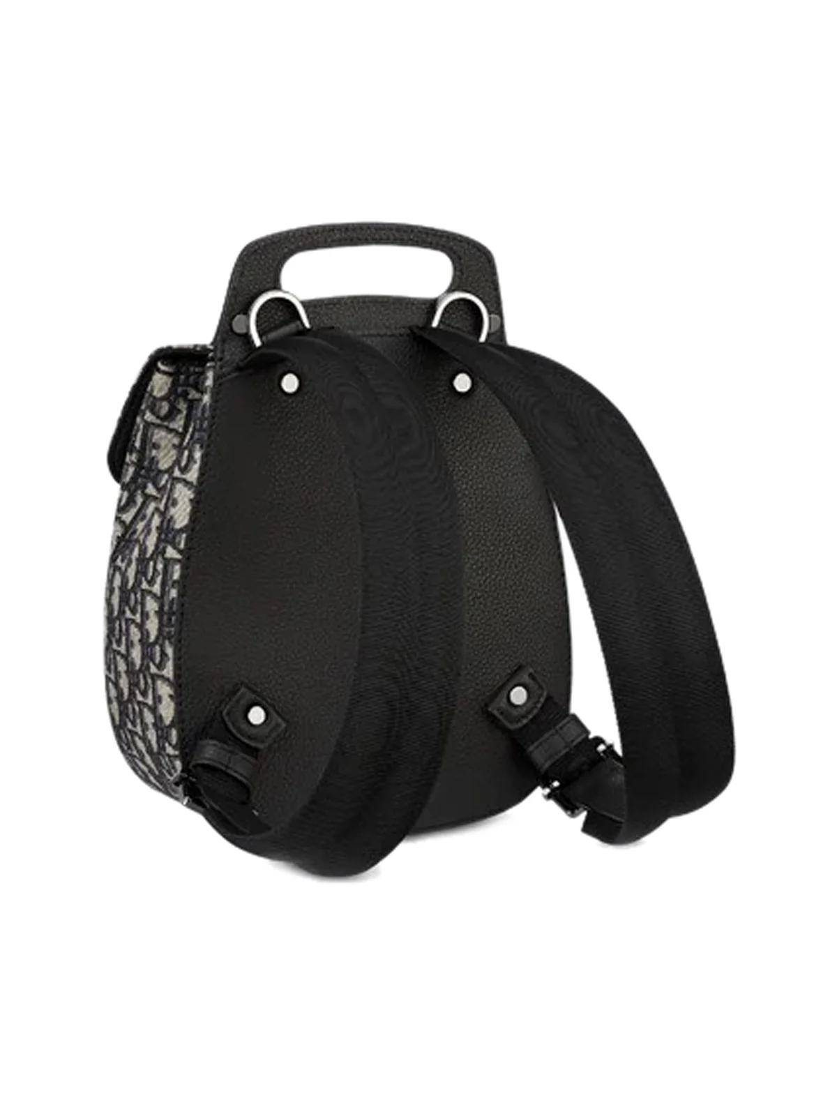 MINI DIOR OBLIQUE JACQUARD SADDLE BACKPACK - Image 3
