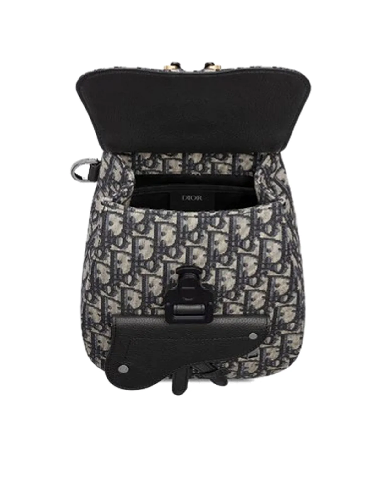 MINI DIOR OBLIQUE JACQUARD SADDLE BACKPACK - Image 4