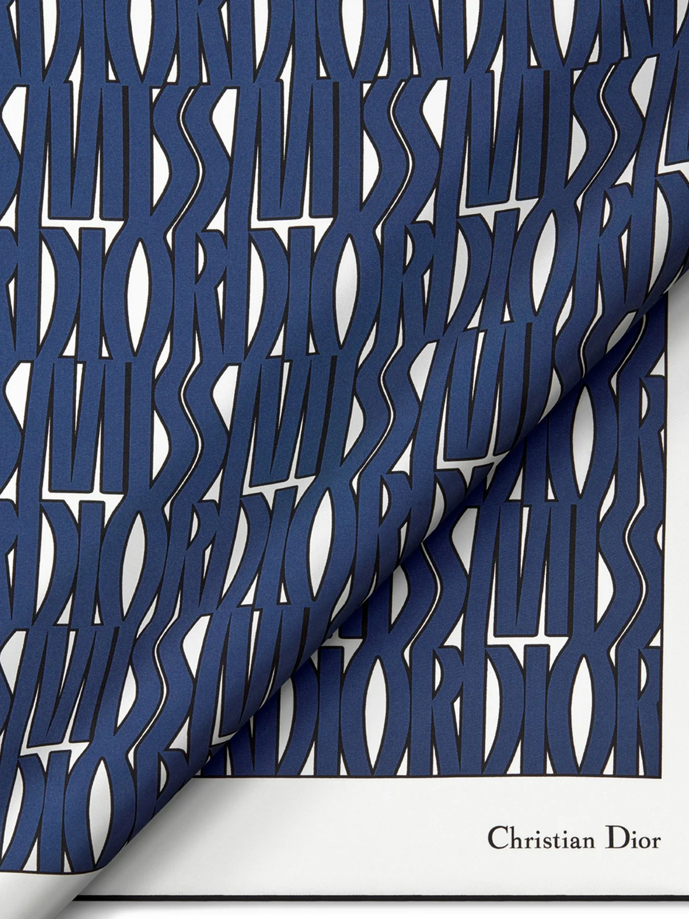 Miss Dior Allover 90 Square Scarf - Image 4