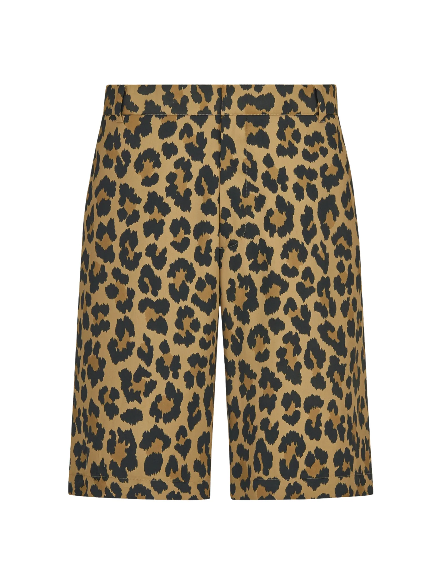 Multicolour technical satin with leopard print - Image 2