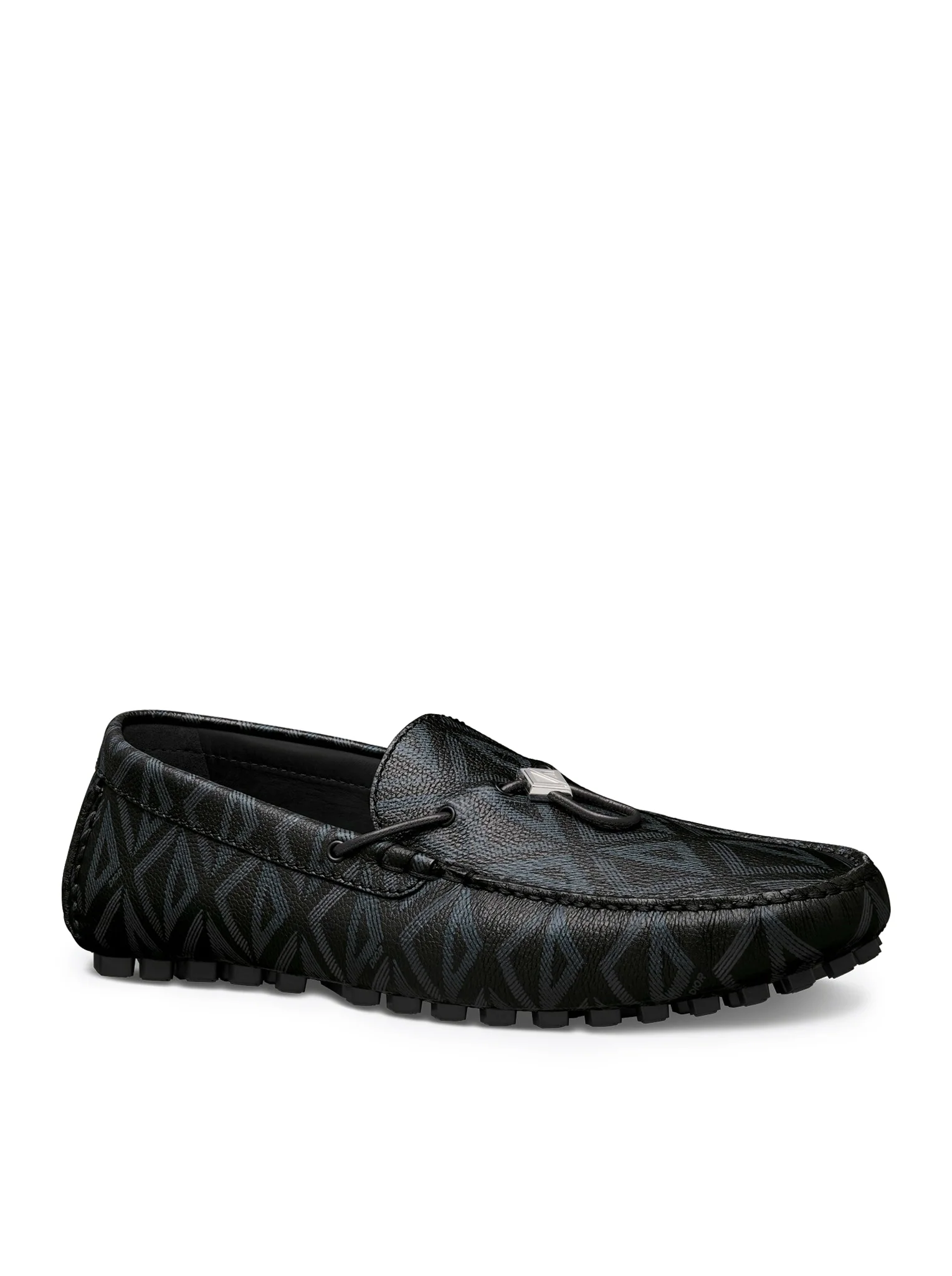 ODEON DRIVER in black CD Diamond grained leather - Image 2