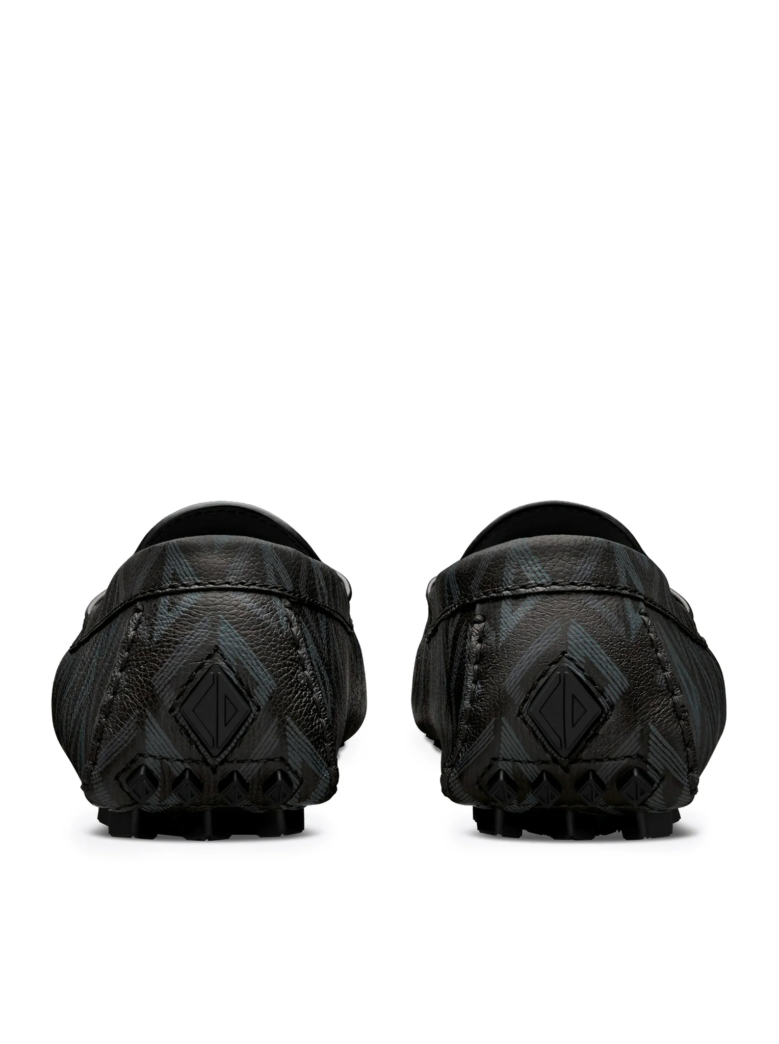 ODEON DRIVER in black CD Diamond grained leather - Image 4