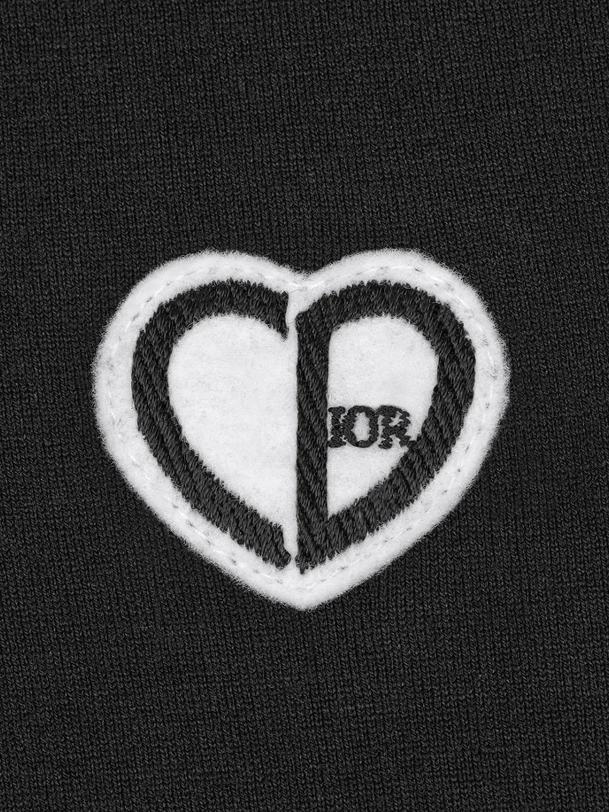OVERSIZE "CD HEART" PATCH T-SHIRT - Image 3