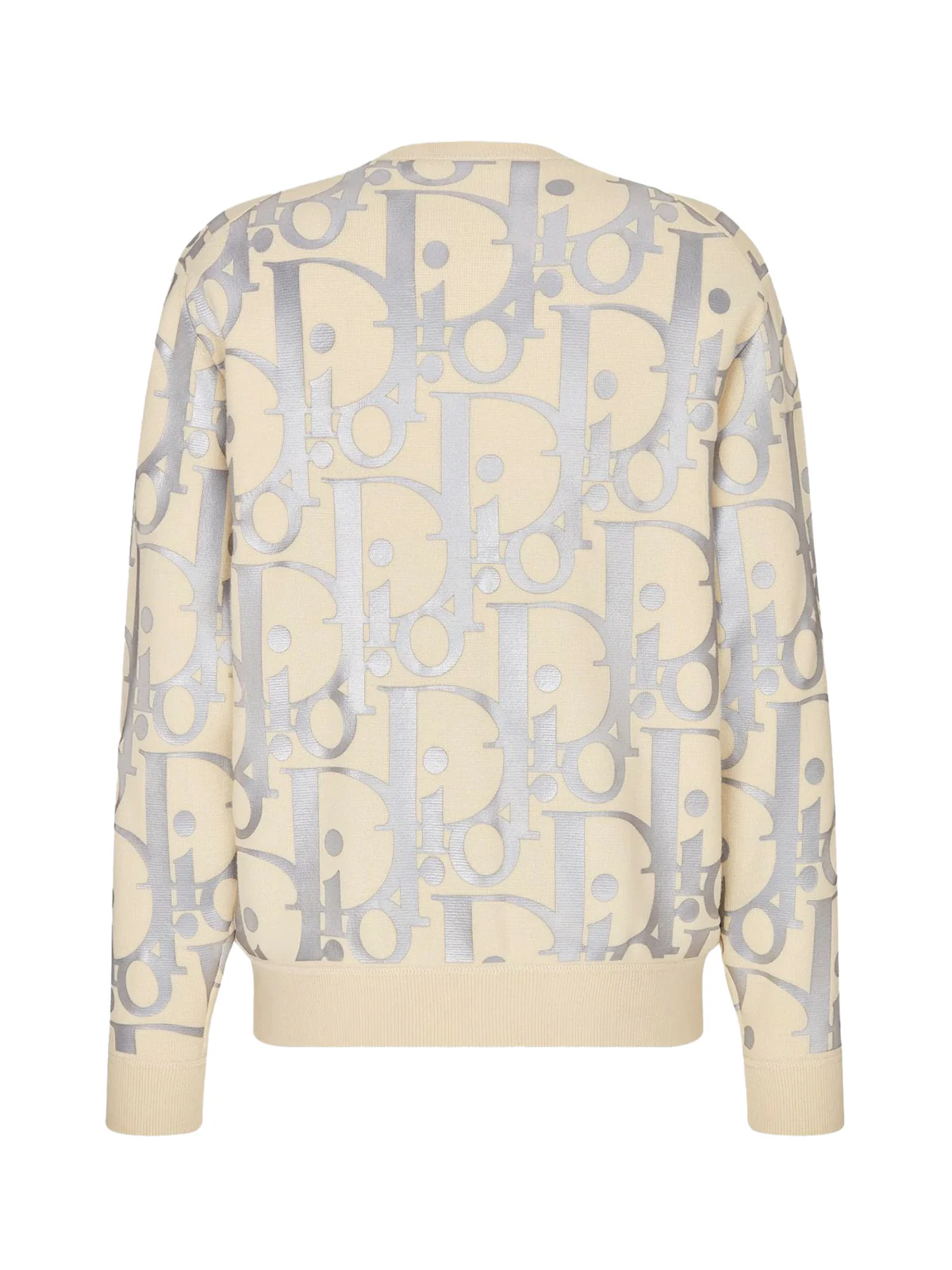 Oversized Reflective Dior Oblique Sweater - Image 2
