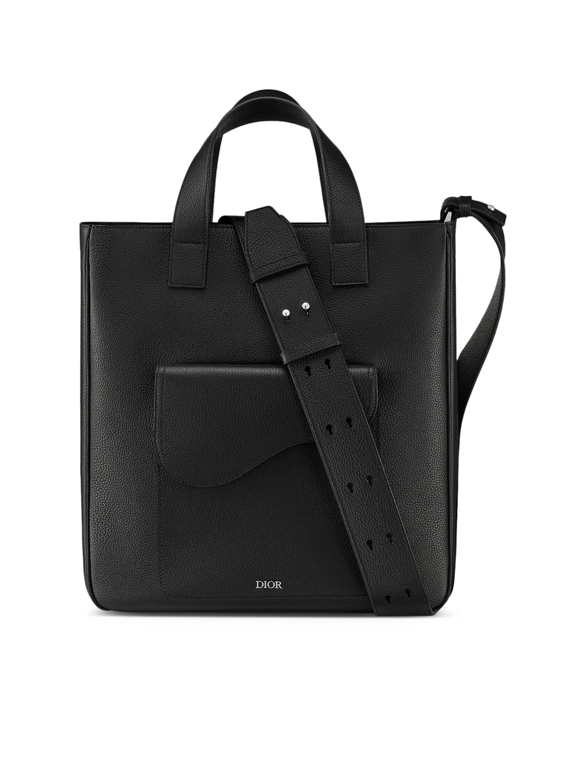 SADDLE TOTE BAG WITH SHOULDER STRAP