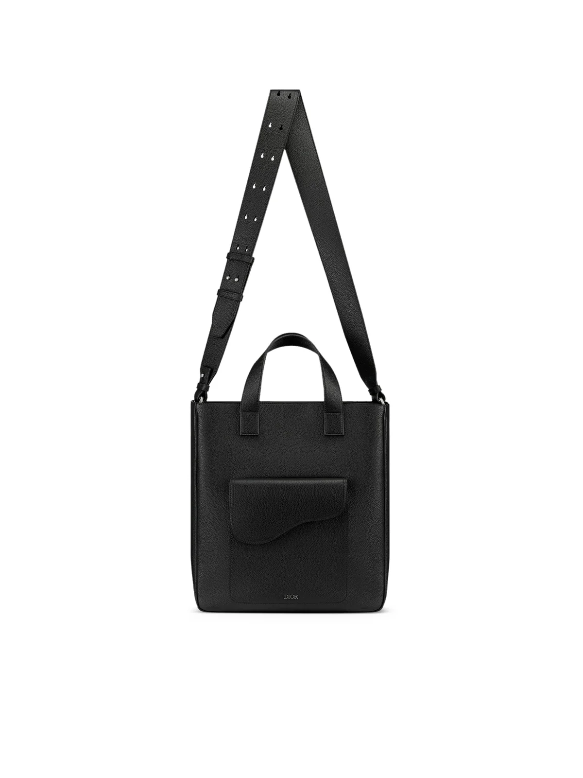 SADDLE TOTE BAG WITH SHOULDER STRAP - Image 3