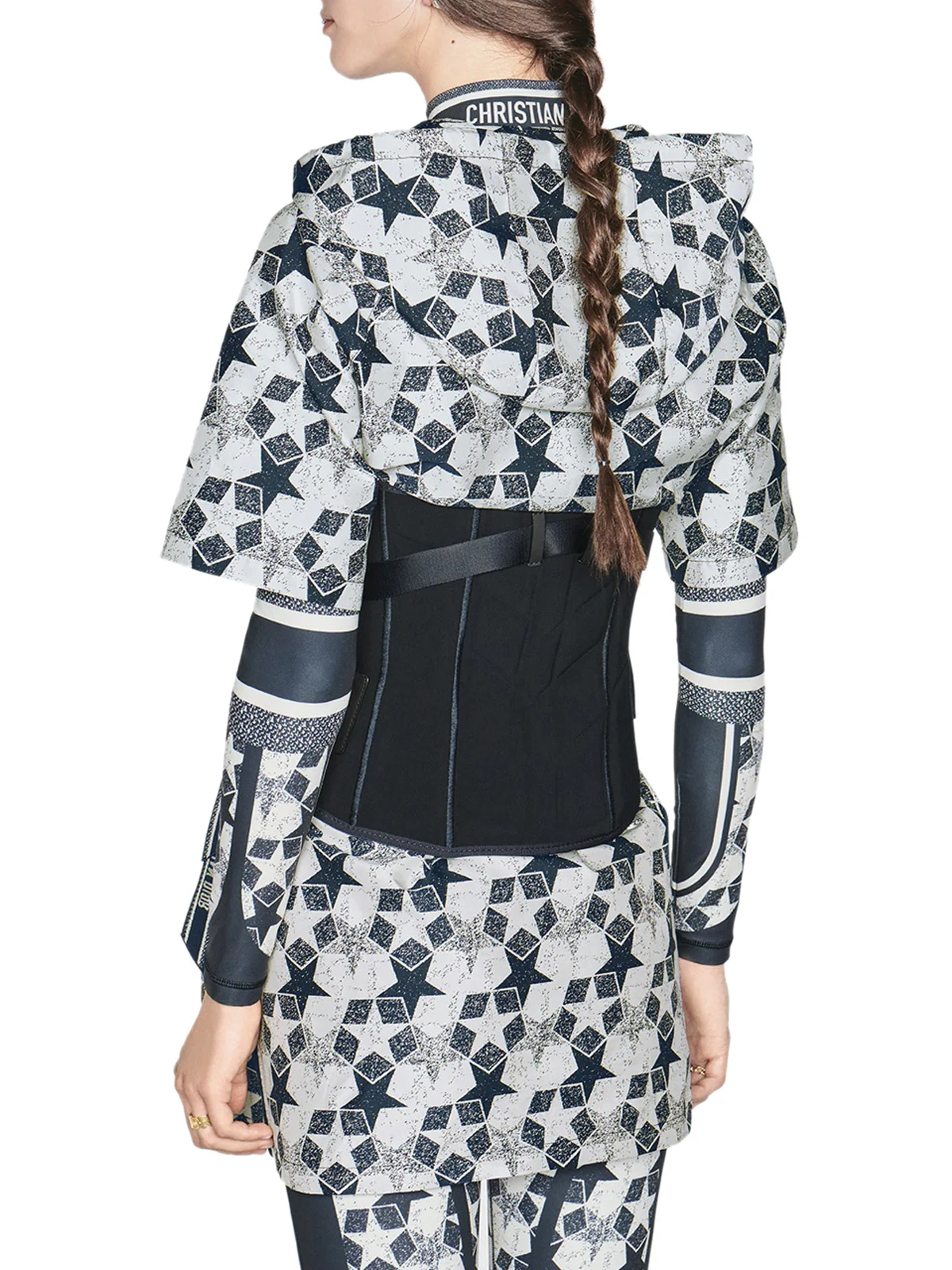 SHORT DRESS WITH HOOD - Image 3